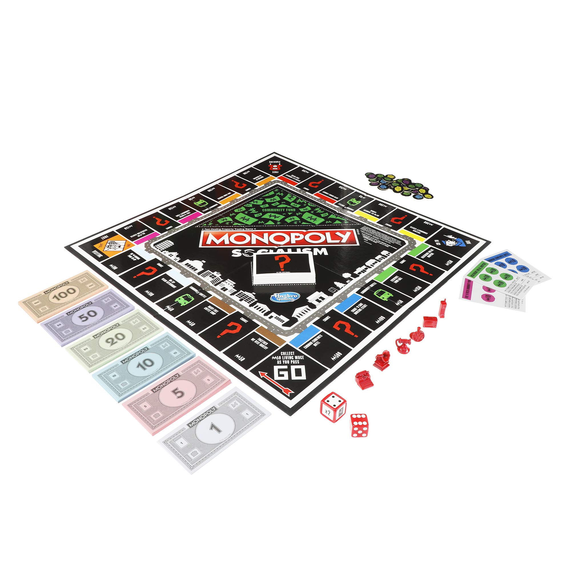 Monopoly Socialism Board Game - Fun Parody Party Game for Adults | Perfect for Game Nights, Social Gatherings & Political Satire Entertainment