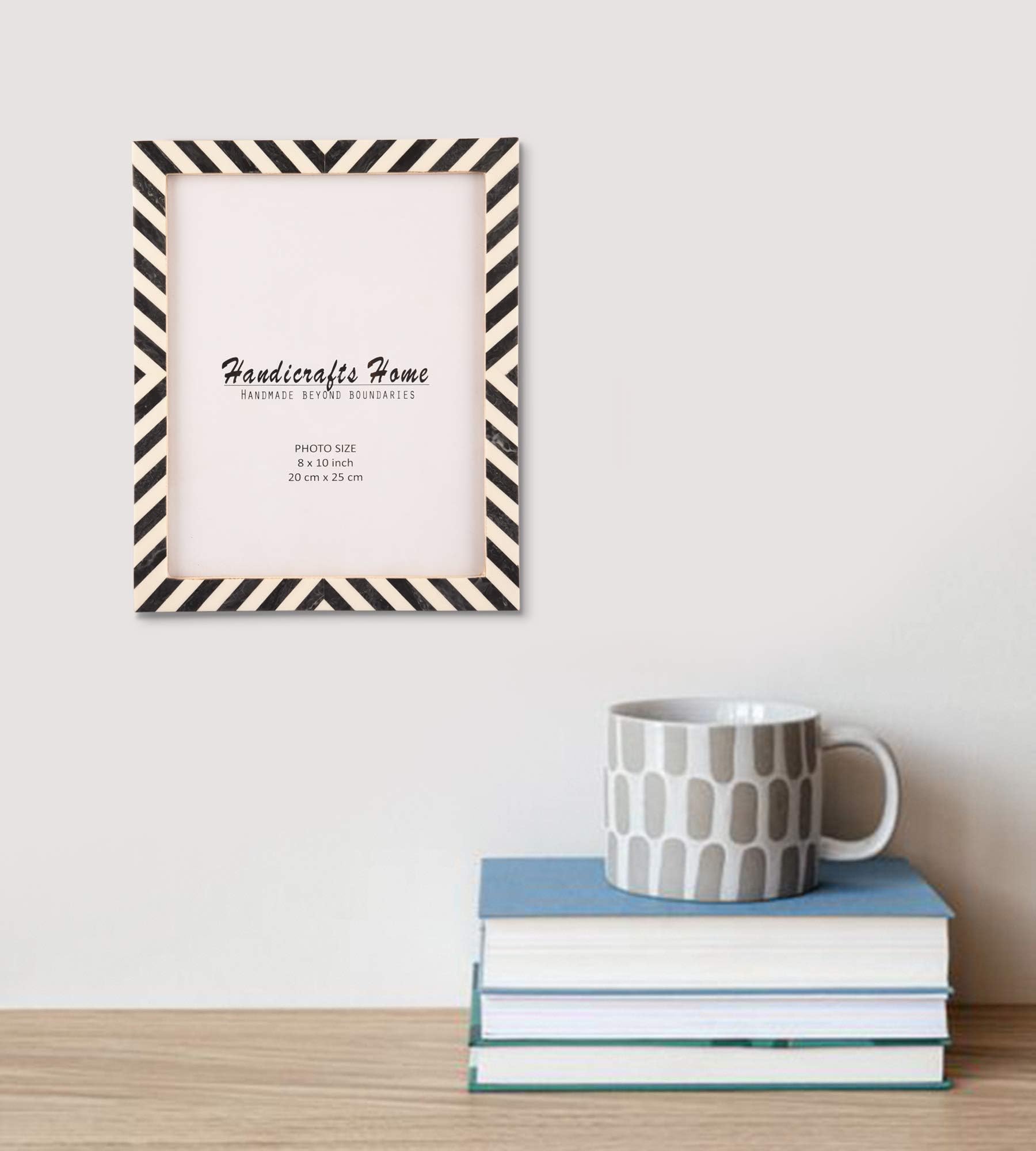Handmade 8x10 Picture Frames 2-Pack - Wall & Tabletop Display for Home Decor Gifts