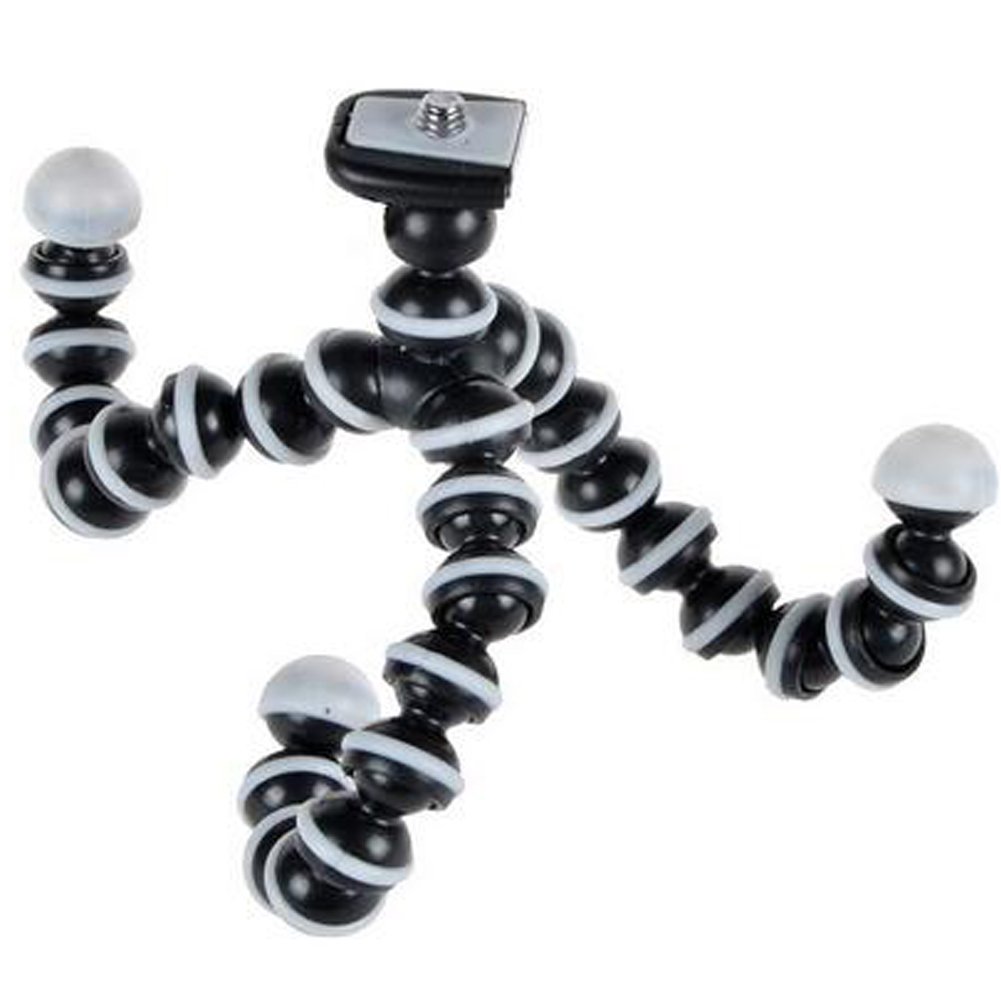 Octopus Camera Tripod - Walway Flexible Phone Holder Stand with Quick-Release Plate for Smartphone, Camera, GoPro, Action Camera & DSLR - Perfect for Travel Vlogging, Selfies & Outdoor Photography