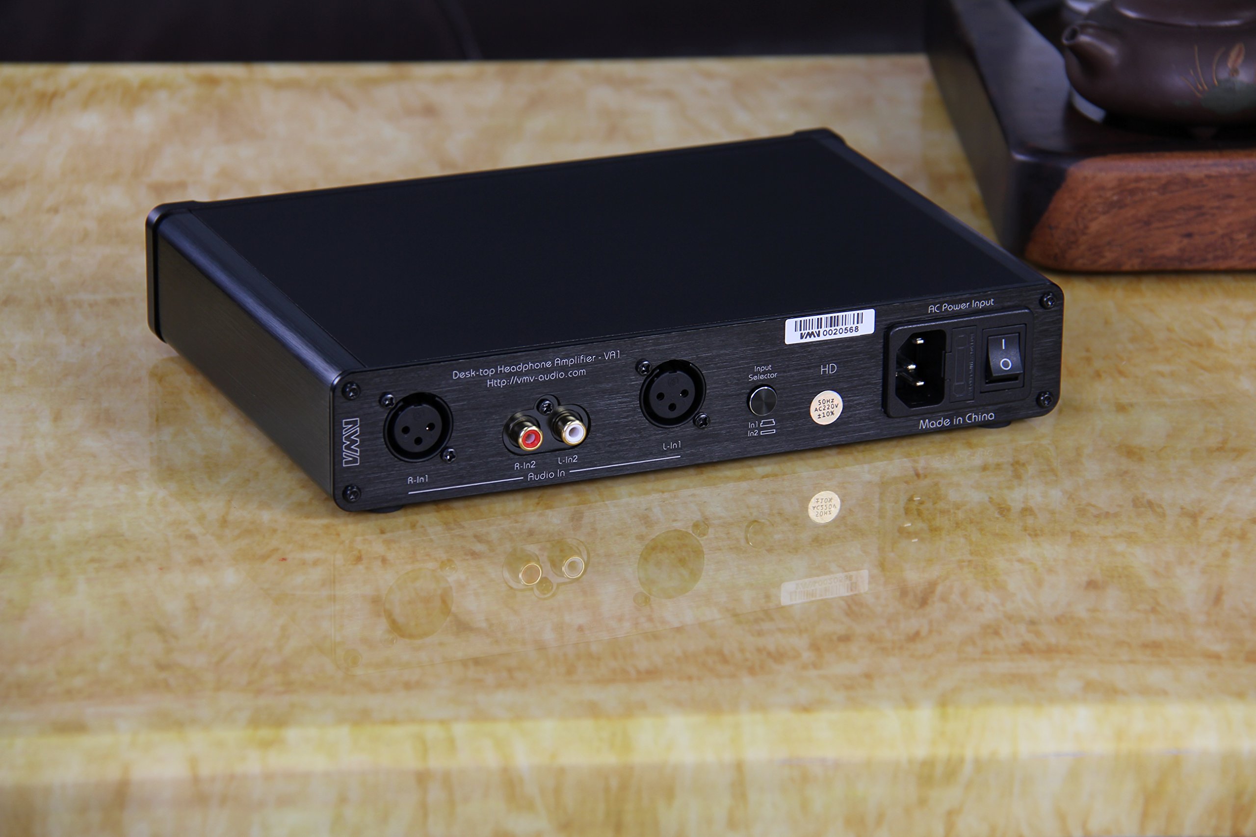 SMSL VA1 Desktop Headphone Amplifier - High Power Audio Amp for Home & Studio Use | Perfect for Audiophiles, Music Producers & Gaming Enthusiasts (Black)