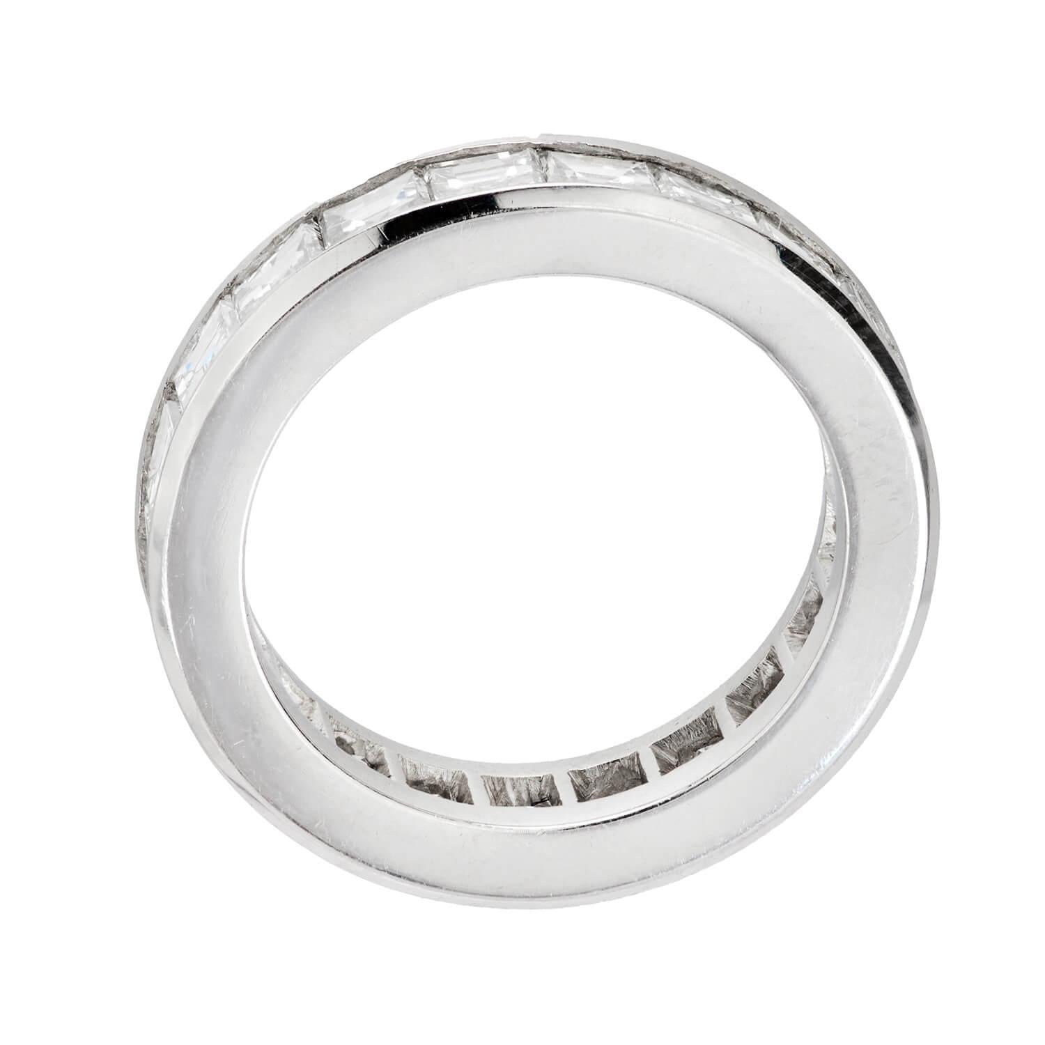 4.00CTW Platinum Diamond Eternity Wedding Band for Women - Perfect for Anniversaries, Engagements & Special Occasions