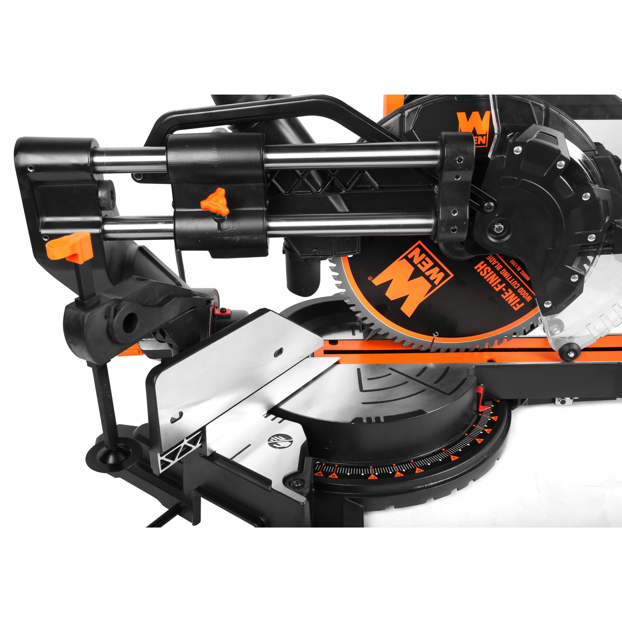 WEN MM1215 15 Amp 12-Inch Dual Bevel Sliding Compound Miter Saw with LED Cutline - Perfect for Woodworking, DIY Projects & Professional Construction