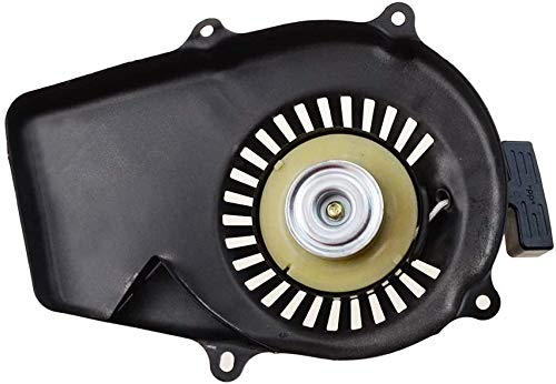 GOOFIT 2-Stroke Pull Start Recoil Starter Assembly - Compatible with ET650 ET950 Lawn Mower & Generator Engine - Durable Black Replacement Part - Perfect for Lawn Mower Repair & Small Engine Maintenance