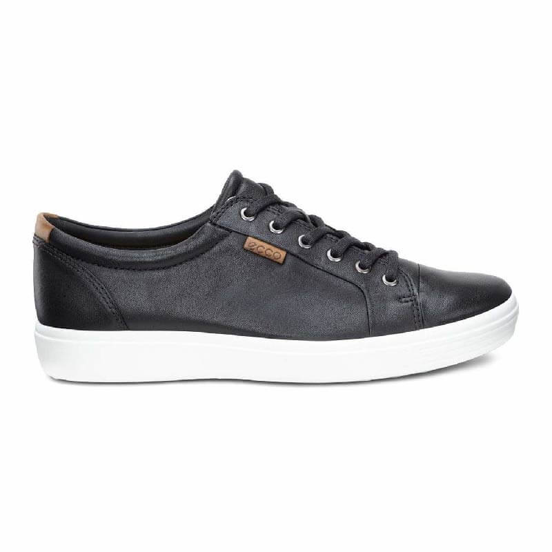 ECCO Soft 7 Men's Casual Sneakers - Comfortable Walking Shoes for Men | Breathable Leather Upper & Cushioned Footbed | Perfect for Work, Travel & Everyday Wear