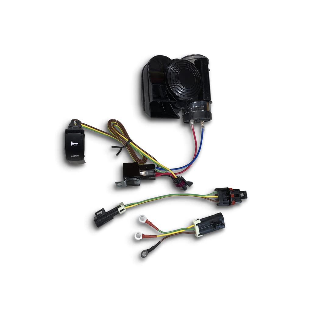 WD Electronics Air Horn Kit for Polaris Ranger, RZR, General, X3, RS1 - Loud Off-Road Vehicle Horn for UTVs & ATVs - Perfect for Trail Riding, Hunting & Emergency Signaling