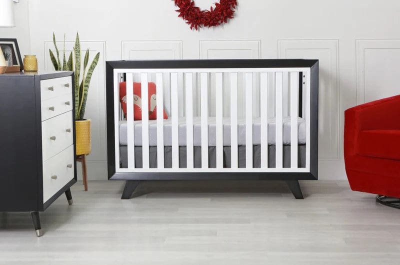 Wooster 3-in-1 Convertible Crib for Nursery - Toddler Bed & Daybed - Space-Saving Baby Crib for Small Rooms & Second Story Homes
