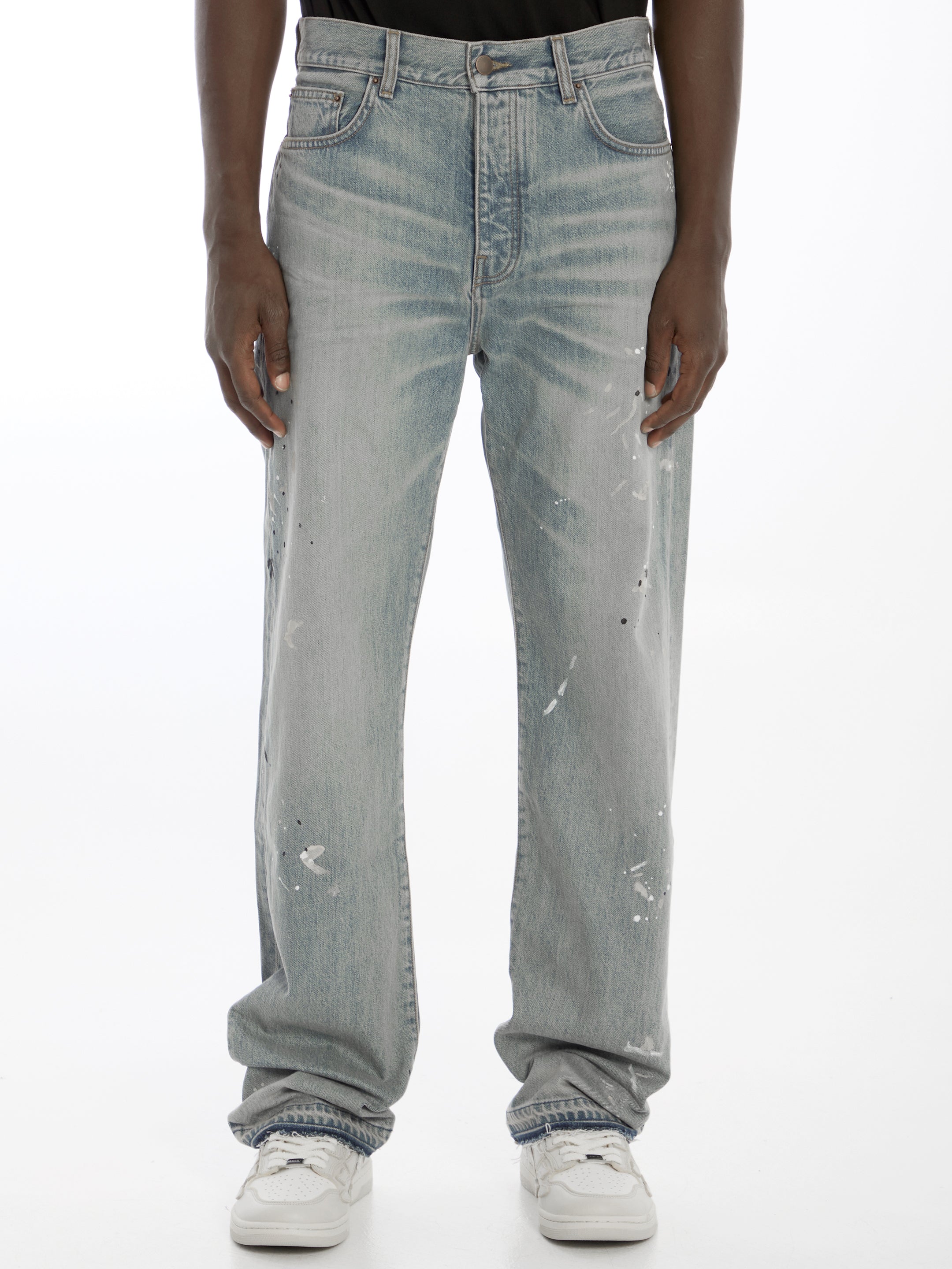 Amiri Painter Straight Jeans for Men - High-Quality Slim Fit Denim Pants | Perfect for Casual Wear, Street Style & Night Out