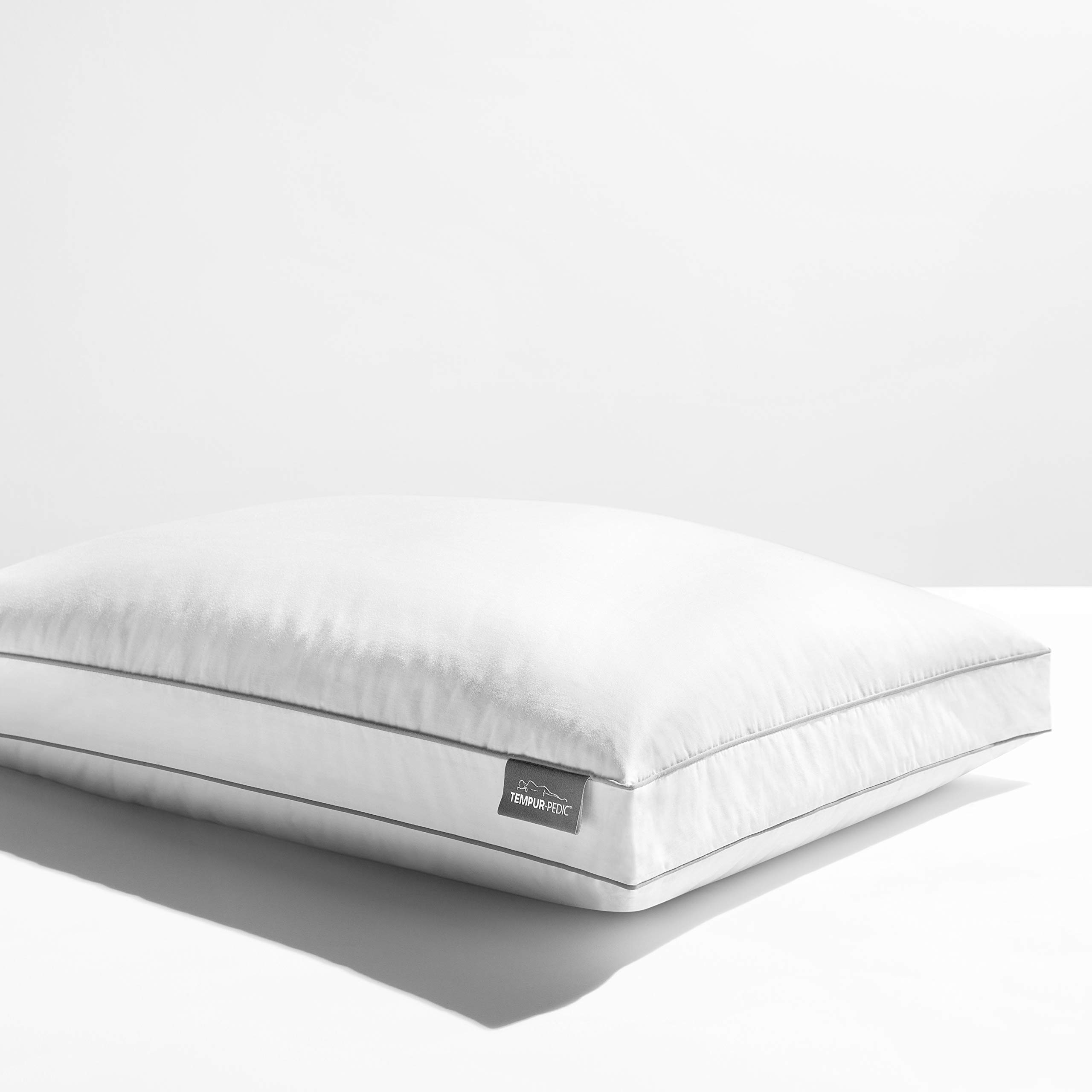 TEMPUR-Home Medium-Soft Down Alternative Pillow - Queen Size, Hypoallergenic, Breathable White Pillow for Side Sleepers & Back Sleepers - Perfect for Bedroom, Hotel, or Travel Use