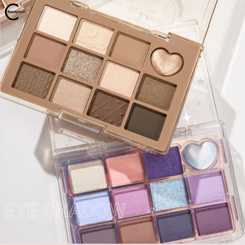 JILLLEEN 12 Color Butterfly Eyeshadow Palette - Highly Pigmented, Long Lasting Makeup for Day & Night Looks - Perfect for Parties, Weddings & Everyday Wear