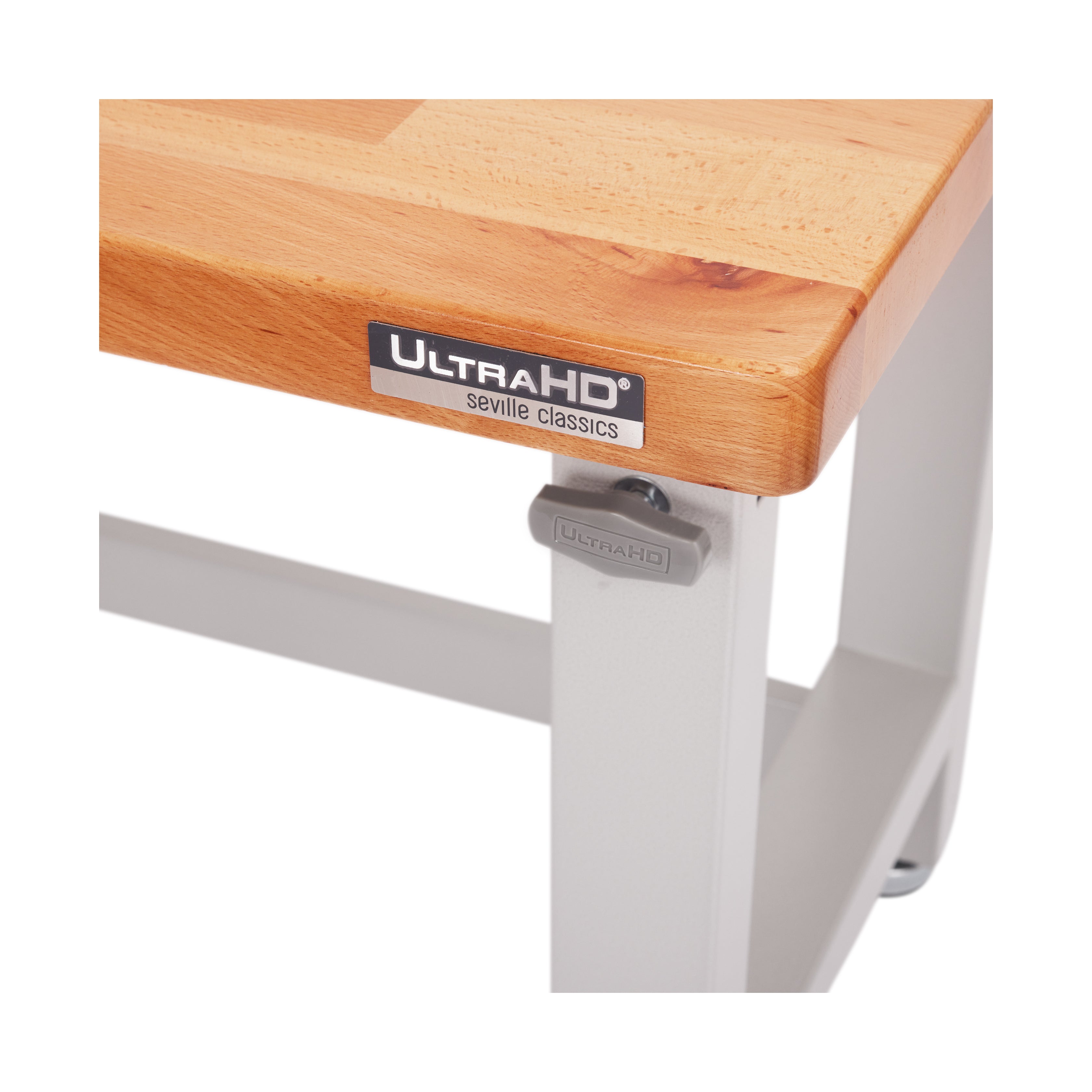 UltraHD® Height Adjustable Workbench with Granite Top - Ergonomic Standing Desk for Home Office, Workshop & Garage Workspace