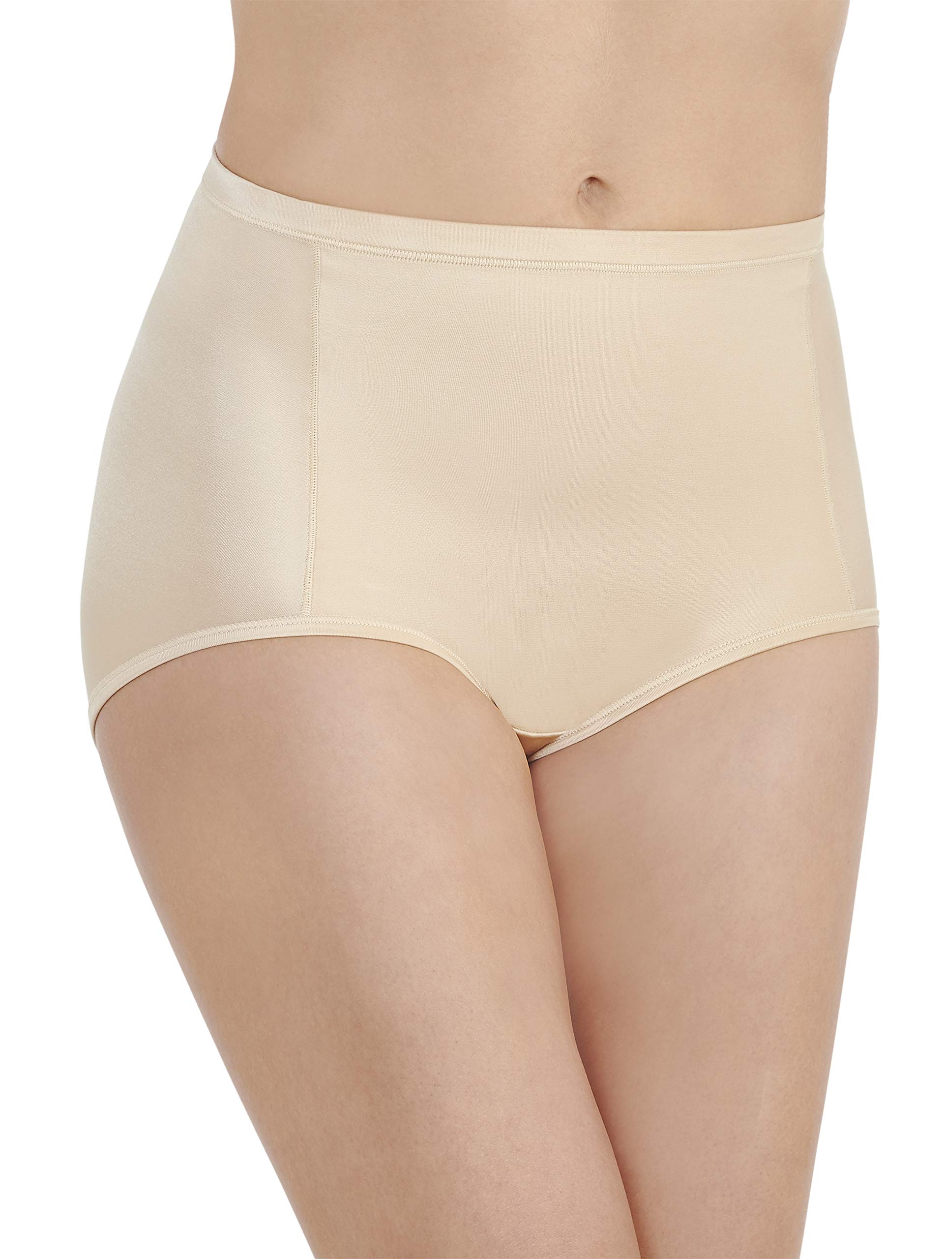 Vanity Fair Women's Comfortable Smoothing Brief Panties with Rear Lift - Seamless Underwear for Everyday Wear, Work & Special Occasions