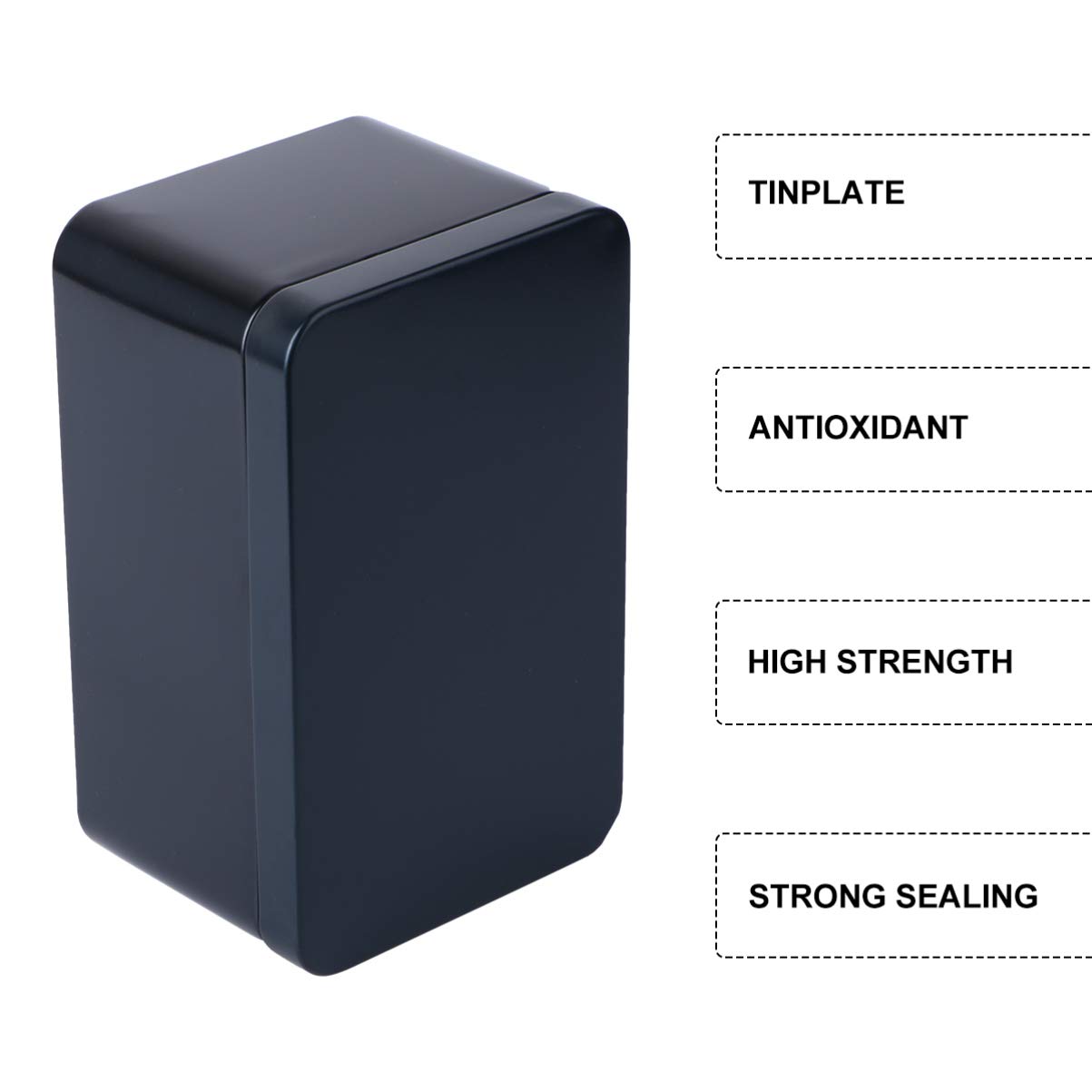 Premium Airtight Tea Storage Tin Box - Zerodeko Decorative Metal Container for Loose Leaf Tea, Coffee, Candies & Spices - Perfect for Kitchen, Pantry & Home Organization