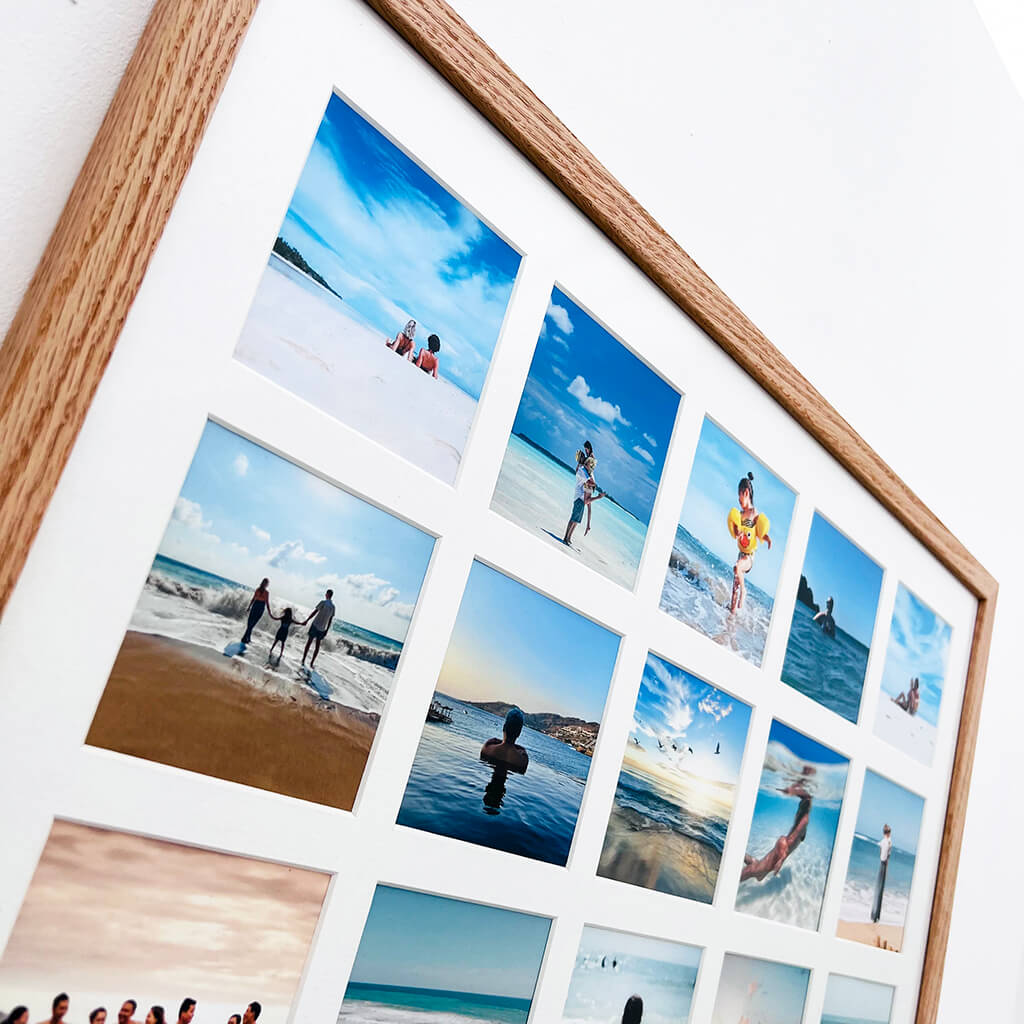 Collage Frame - Multi Aperture Photo Frame for Wall Display | Perfect for Family Photos, Wedding Pictures & Home Decor
