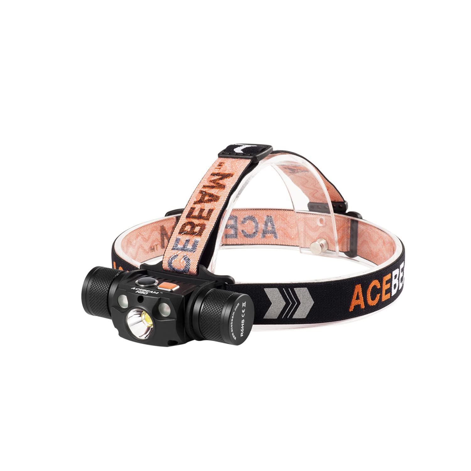 ACEBEAM H30 4000 Lumens Rechargeable LED Headlamp - Ultra Bright White & Red Light with CRI 90+ for Camping, Hiking, Hunting, Night Running, Emergency and Outdoor Adventures