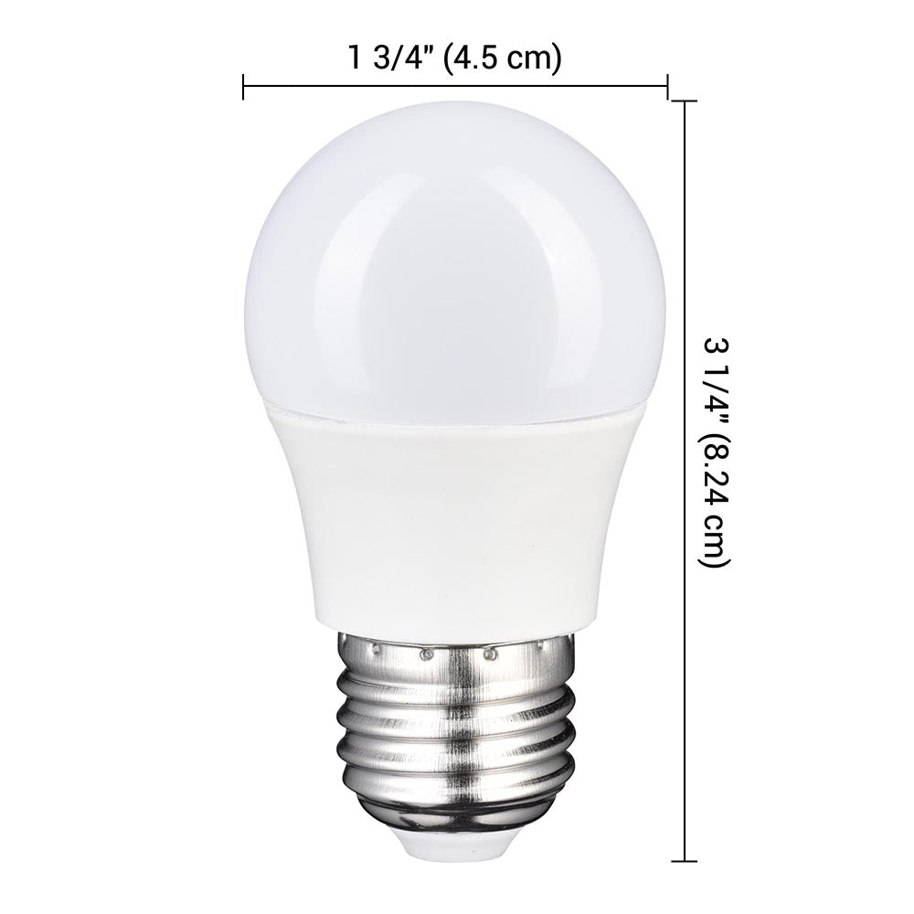 TheLAShop 3W E27 LED Mirror Light Bulbs - 6 Pack - Energy Efficient Vanity Lighting for Bathroom, Makeup Room & Dressing Table