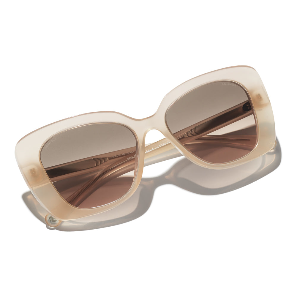 Chanel 5504 Sunglasses - Luxury Designer Shades for Women - UV Protection & Fashionable - Perfect for Beach, Driving & Outdoor Activities