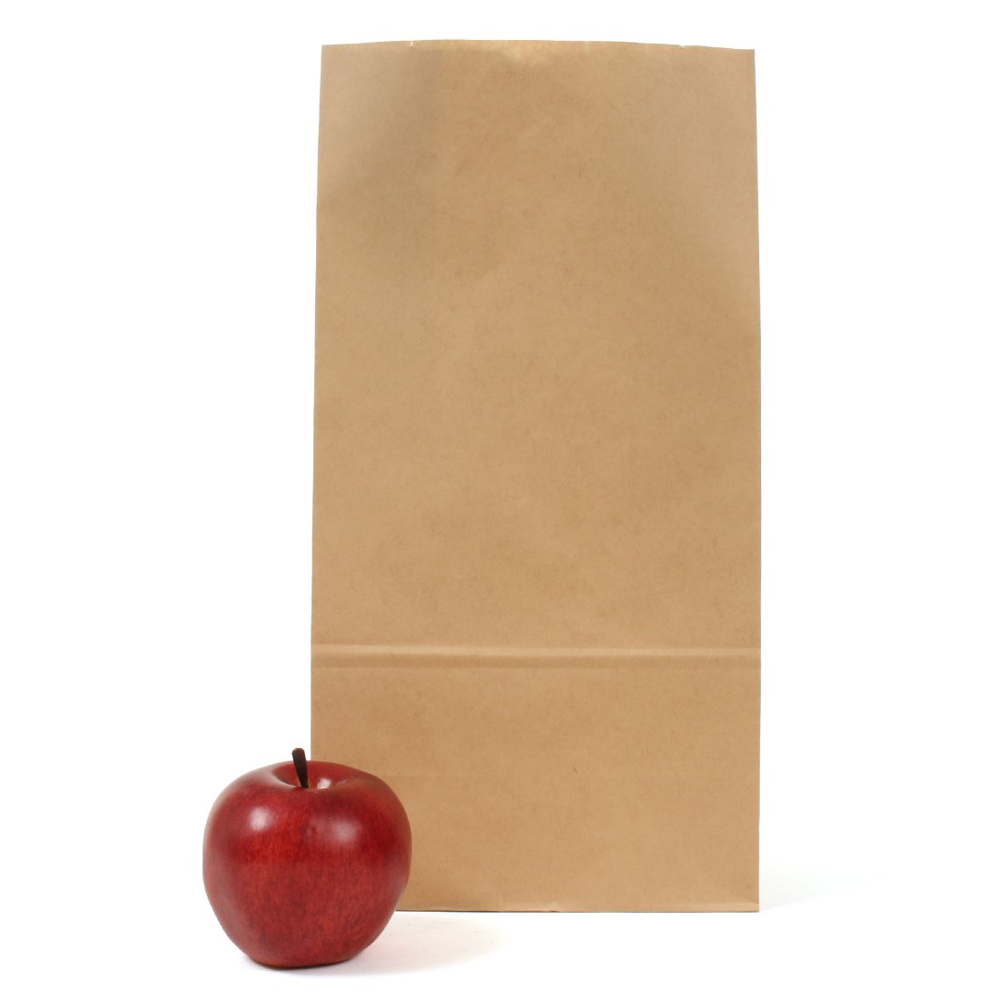 Eco-Friendly Takeyama XZT00387 Kraft Paper Bags - 100 Unbleached Square Bottom Gusseted Bags (12