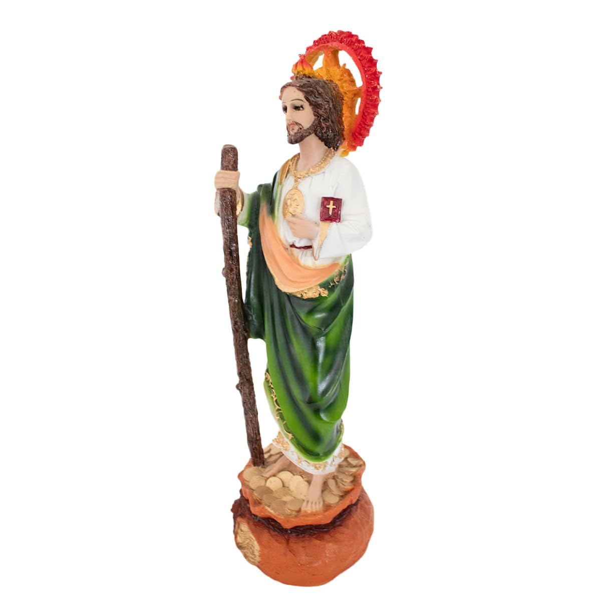 St. Jude Thaddeus Prayer Candles - Pack of 10 Religious Devotional Candles for Home Altar, Catholic Saints, Spiritual Protection & Blessings | Perfect for Prayer Rooms, Church Offerings & Home Decor