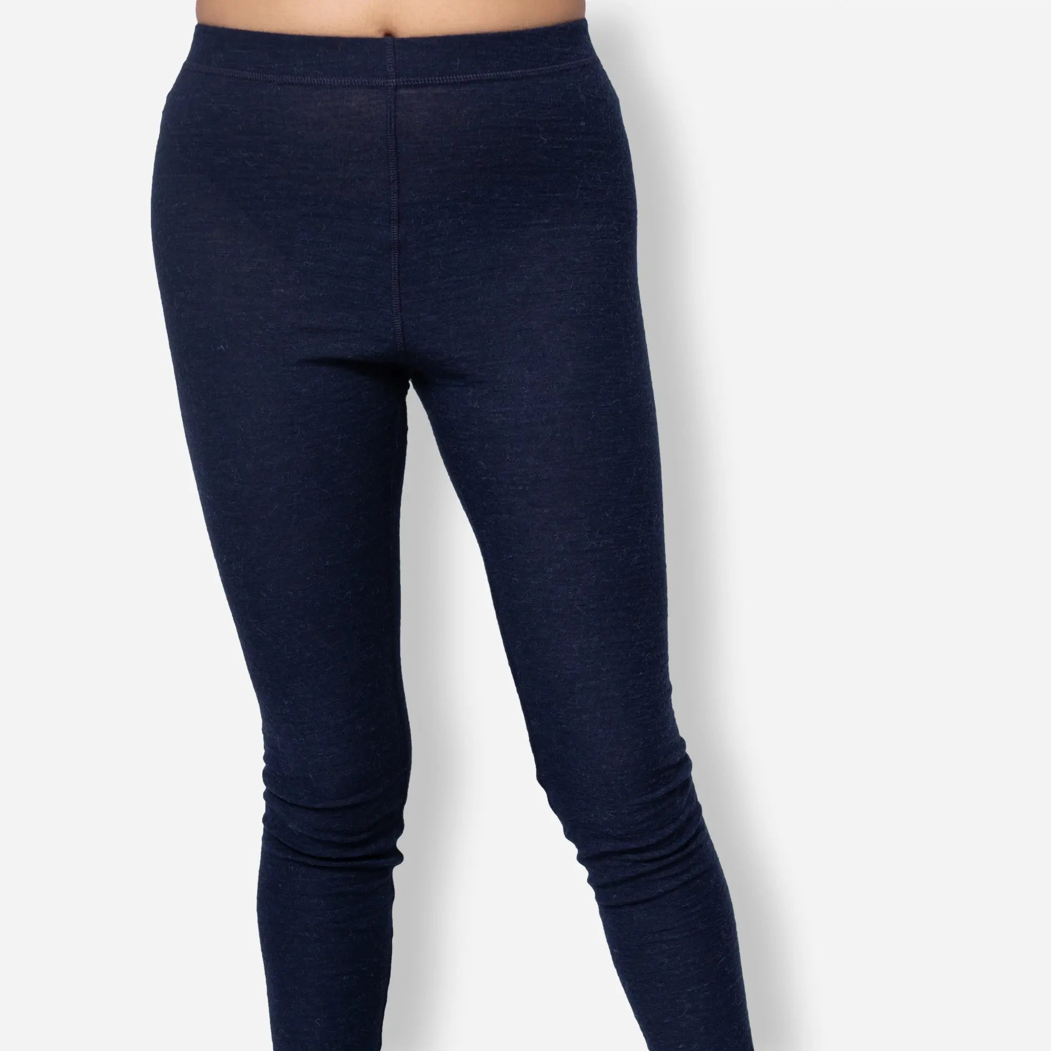 Ultralight Women's Alpaca Wool Leggings - 160 GSM Thermal Base Layer for Hiking, Yoga & Winter Comfort