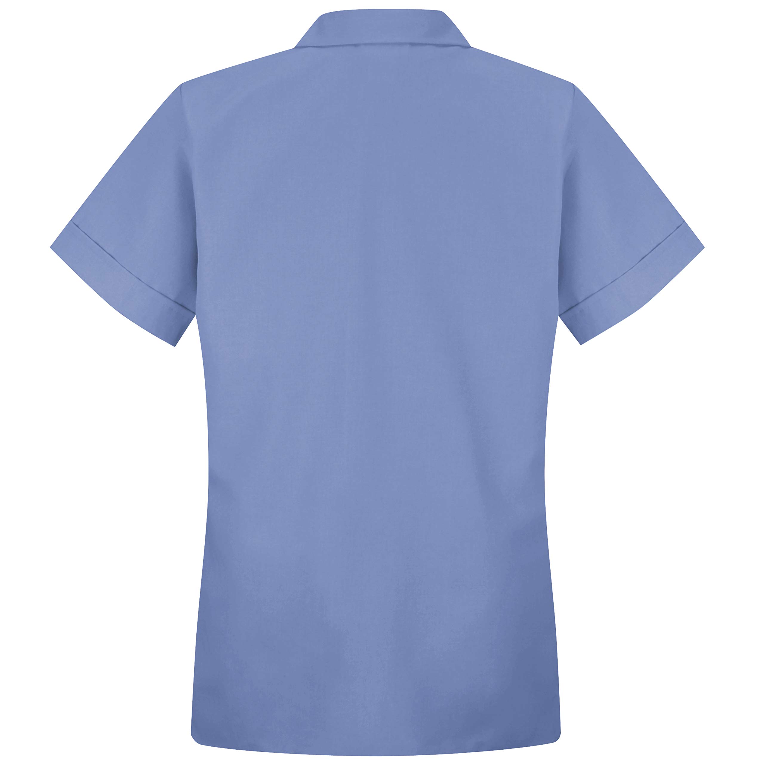 Red Kap Women's Button Front Tunic Shirt - Comfortable Workwear Top for Nurses, Chefs & Professionals | Office, Healthcare & Hospitality Uniform
