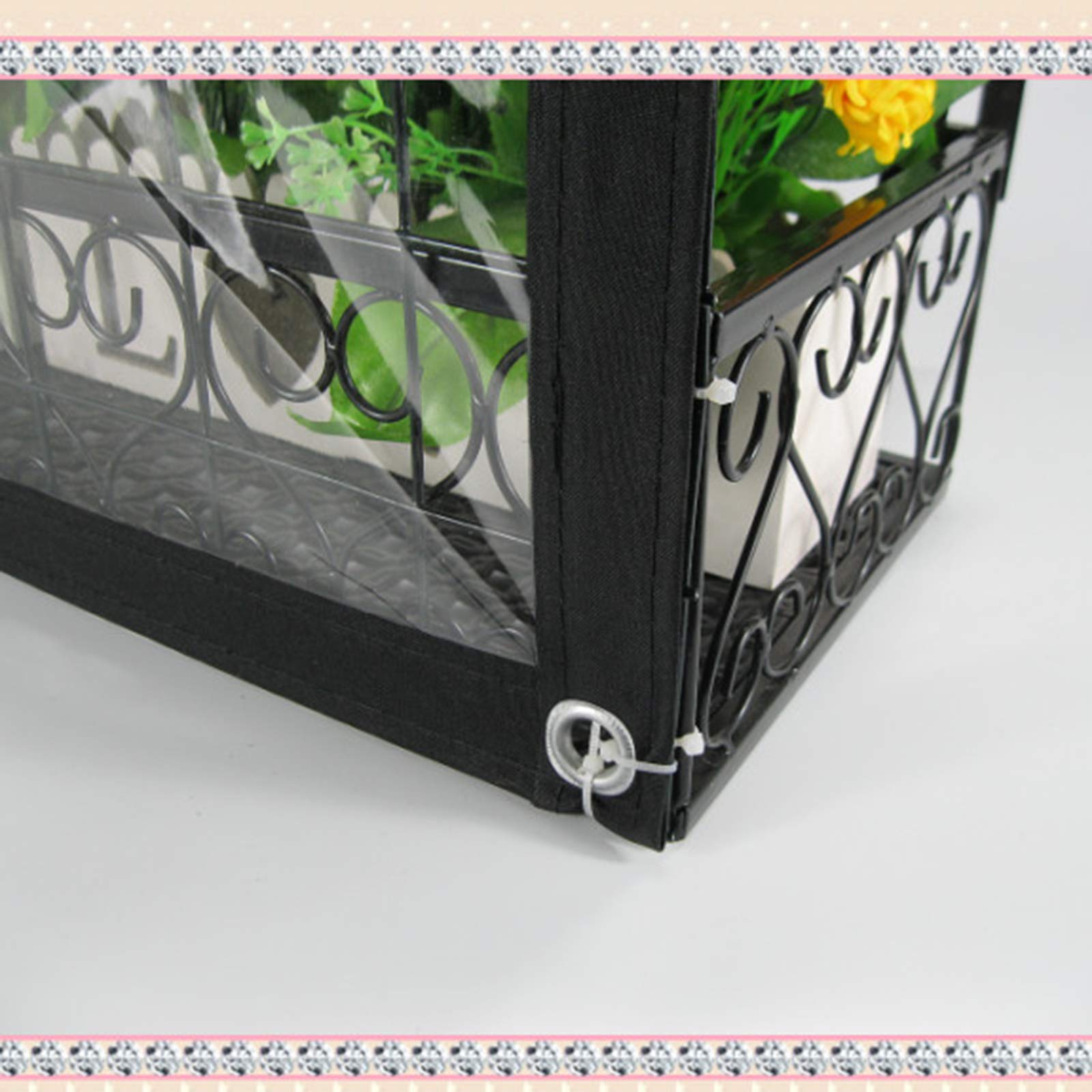 Portable Mini Greenhouse 48x24x24cm - Indoor & Outdoor Gardening with Waterproof UV-Protected PVC Cover for Classroom, Home, and Herb Gardens | Perfect for Seed Starting, Plant Protection, and Year-Round Gardening