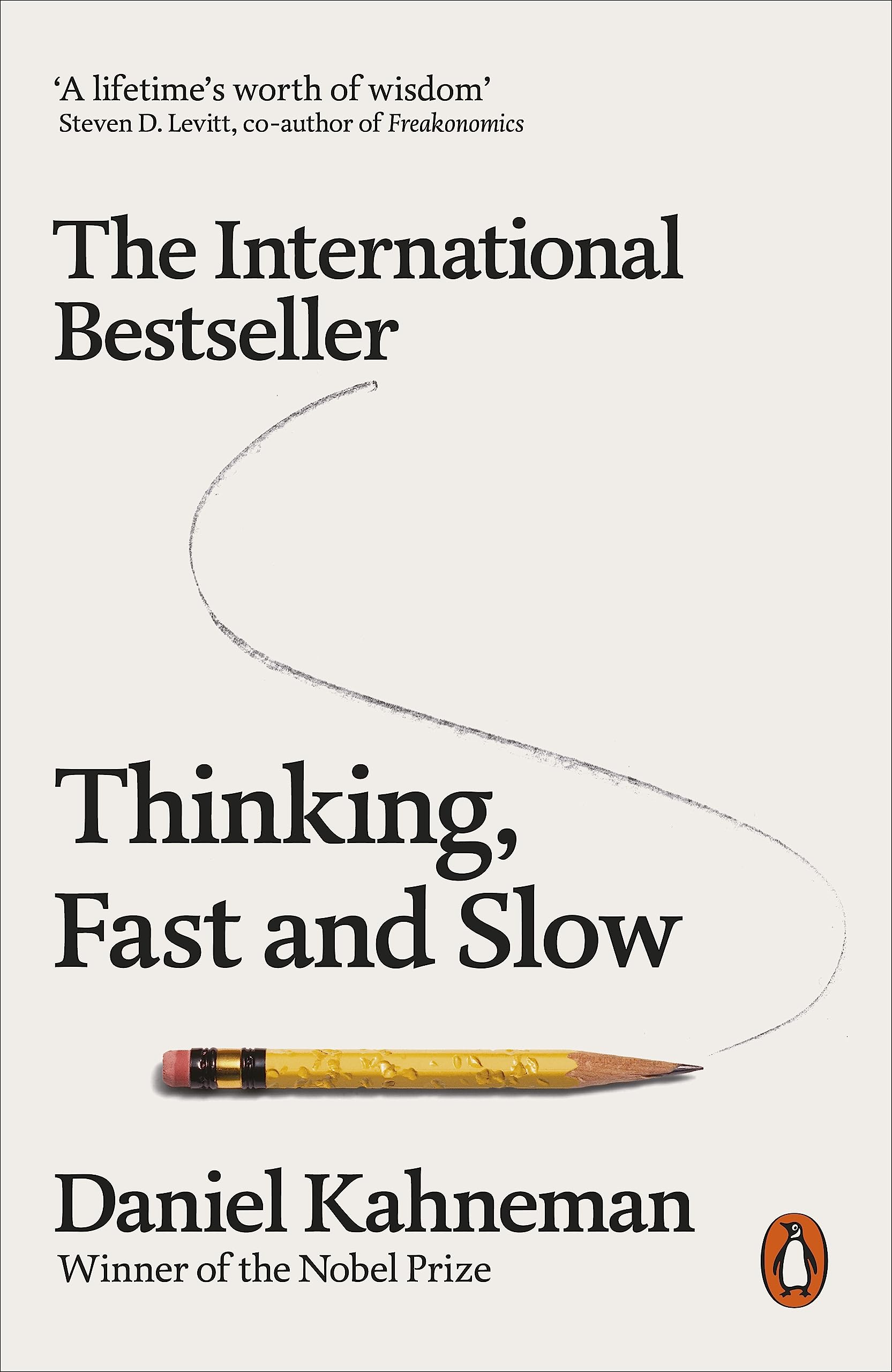 Thinking, Fast and Slow by Daniel Kahneman - Best Selling Psychology Book for Decision Making | Perfect for Business Professionals & Self-Improvement