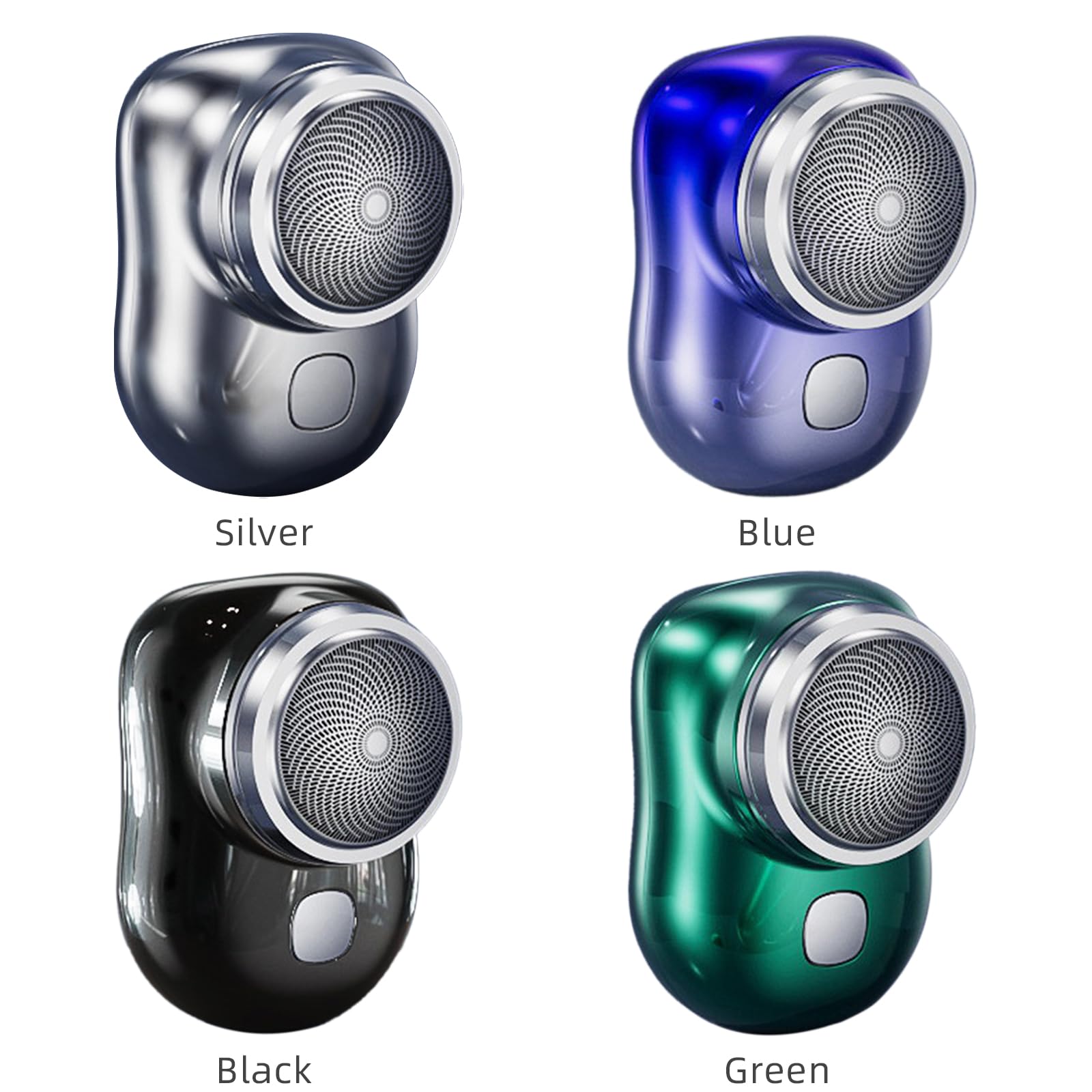 Premium Electric Razor for Men - Mini Portable Wet & Dry USB Rechargeable Shaver - Compact Travel Shaver for Face & Body - Perfect Gift for Boyfriend, Father & Men (Black) - Ideal for Home, Office & Travel Use