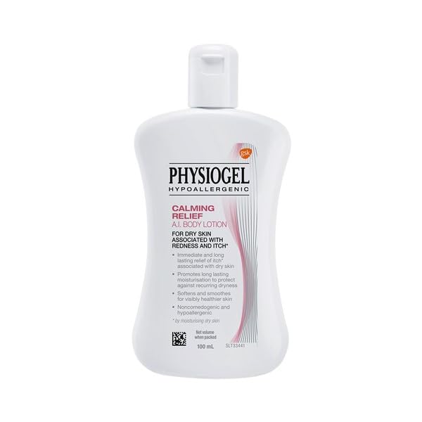 Physiogel Hypoallergenic Body Lotion 100ml - Fragrance-Free, Dermatologist Recommended Moisturizer for Dry, Sensitive Skin | Ideal for Daily Hydration & Eczema Relief