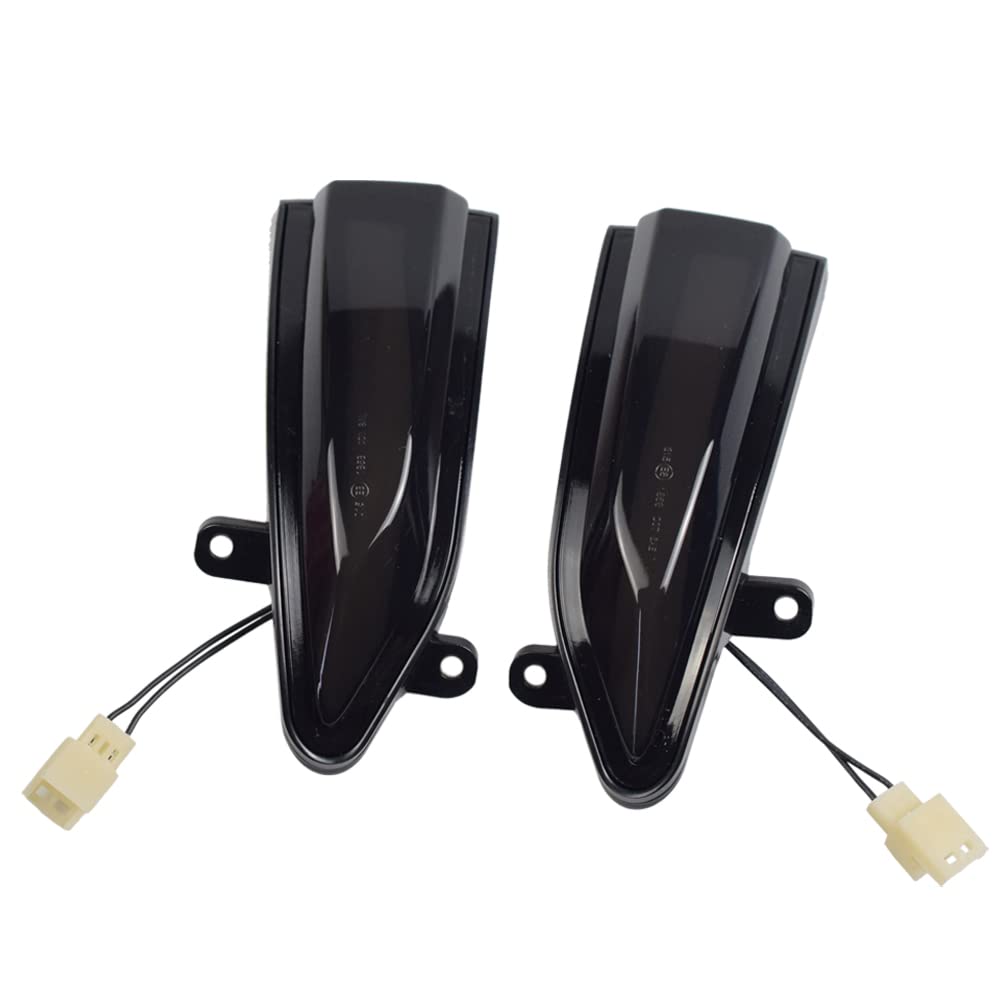 Dynamic LED Sequential Side Mirror Turn Signal Light Blinker for Nissan Altima Teana L33 Sylphy Sentra B17 Tiida Pulsar C13 - Upgrade Your Car's Safety & Style with Bright Sequential Turn Signals for Day & Night Driving