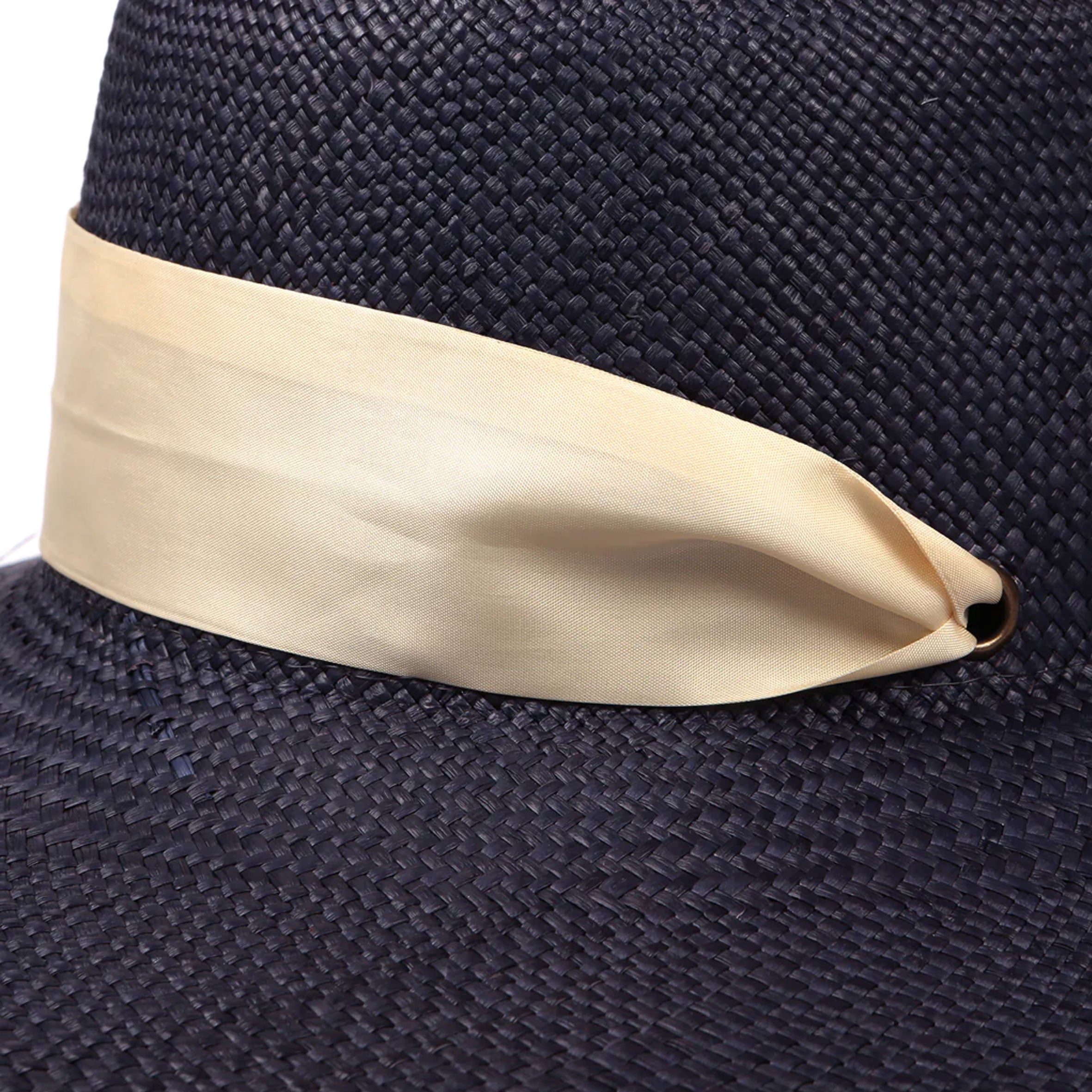 Rina Wide Brim Sun Hat for Women - Navy Blue UPF 50+ Summer Beach Hat, Outdoor Gardening & Travel Sun Protection