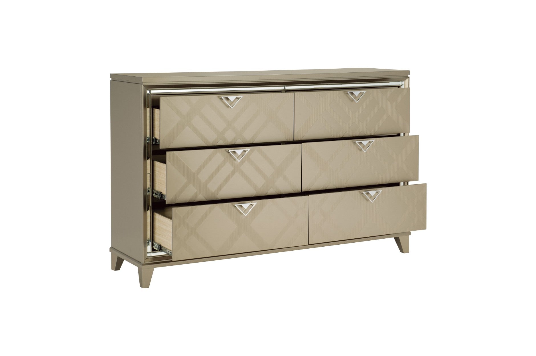 Stylish Bijou Bedroom Collection with LED Backlighting - Modern Lighting for Bedroom Decor & Ambiance
