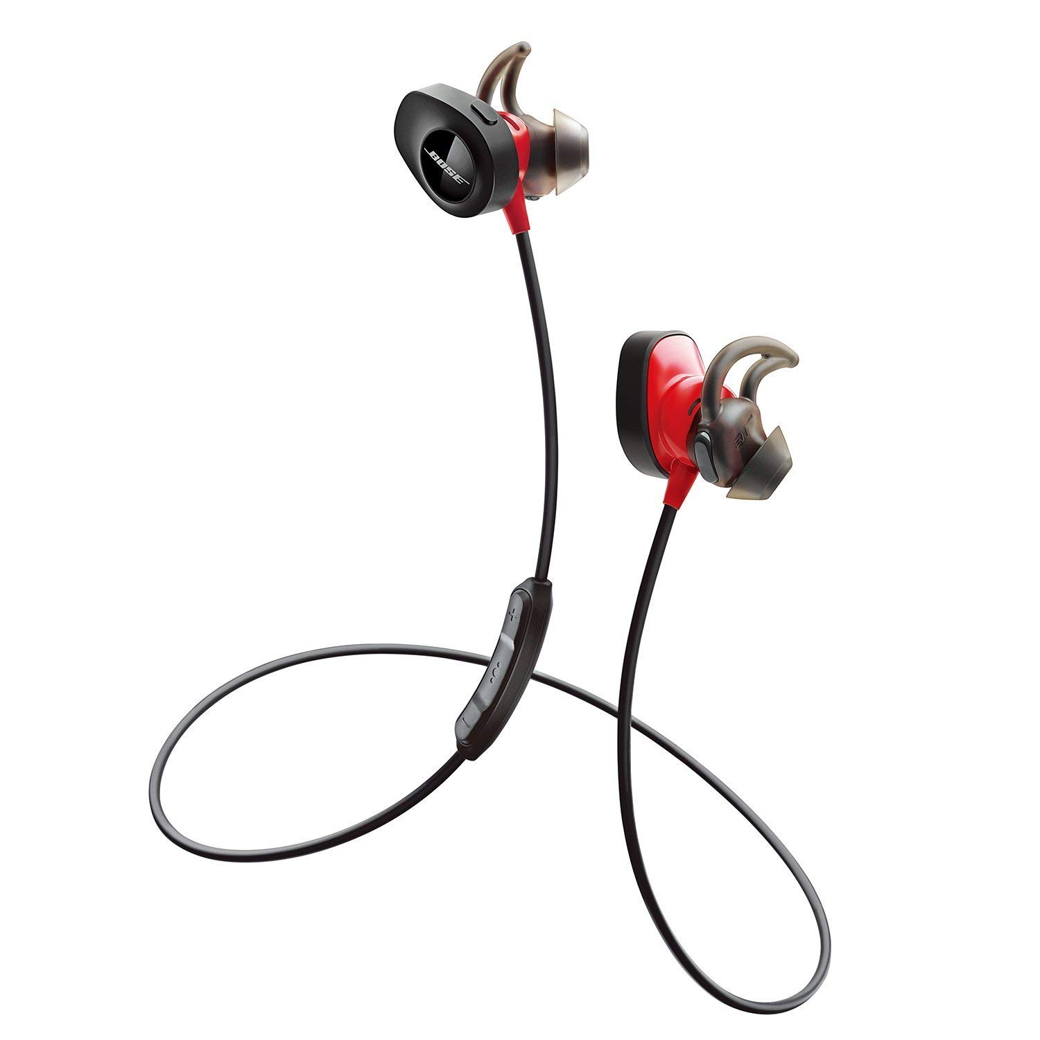 Bose SoundSport Pulse Wireless Bluetooth Headphones with Heart Rate Monitor - Power Red (Renewed) | Sweatproof & Secure Fit for Running, Gym Workouts & Active Lifestyle