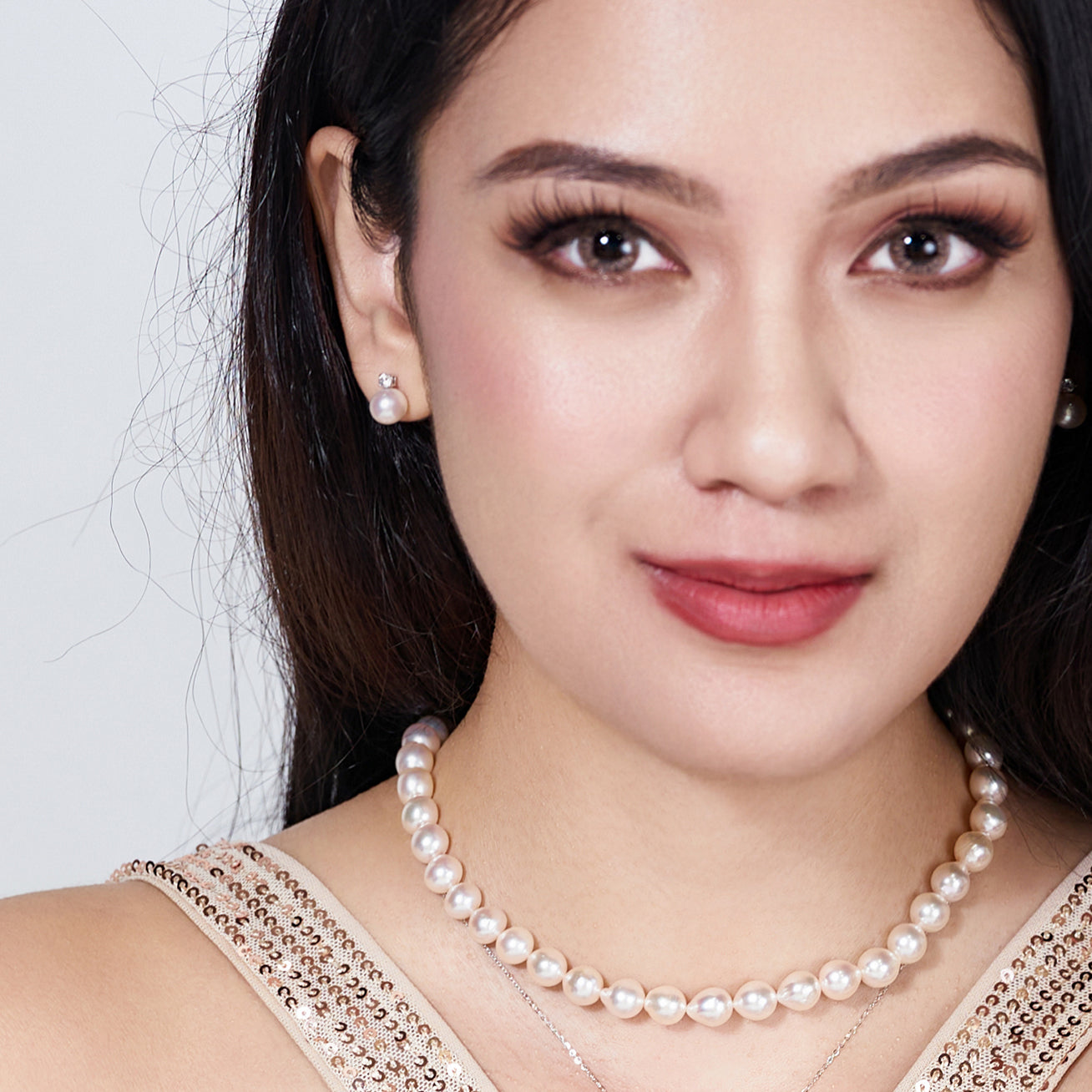 18K Gold Hanadama Akoya Pearl Earrings - AAA Quality Japanese Cultured Pearls for Women | Perfect for Weddings, Parties & Special Occasions