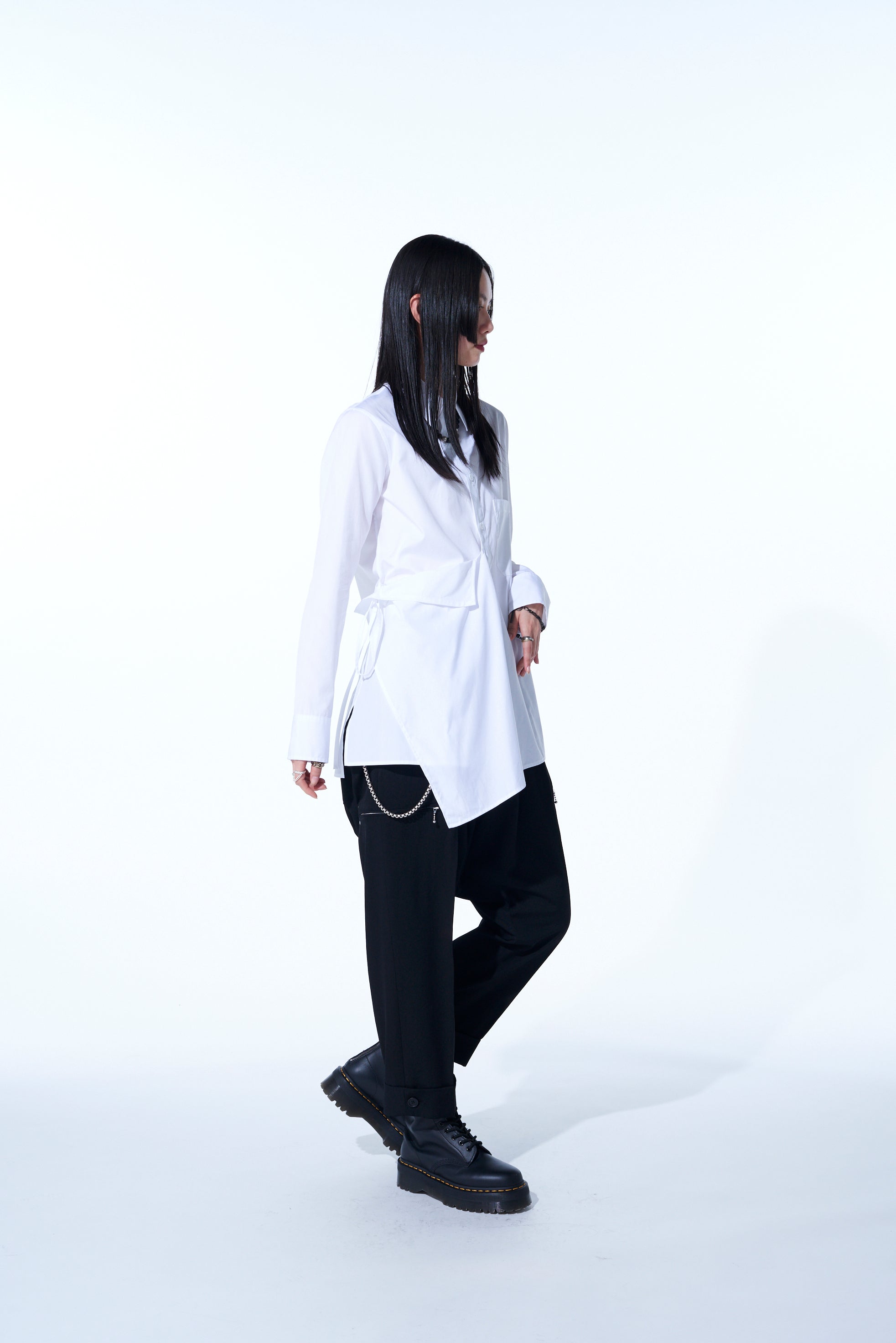 Premium Cotton Broad Cloth Draped Shirt for Women - Soft & Breathable Oversized Button Down Blouse - Perfect for Casual Wear, Office & Date Nights