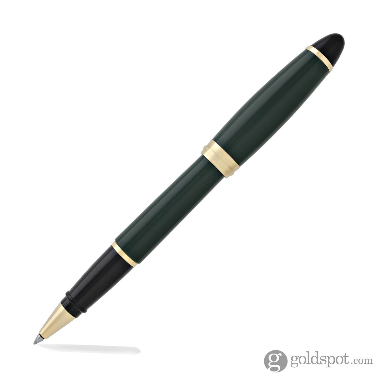 Aurora Ipsilon Green Rollerball Pen - Premium Writing Instrument for Office, School & Gift Giving