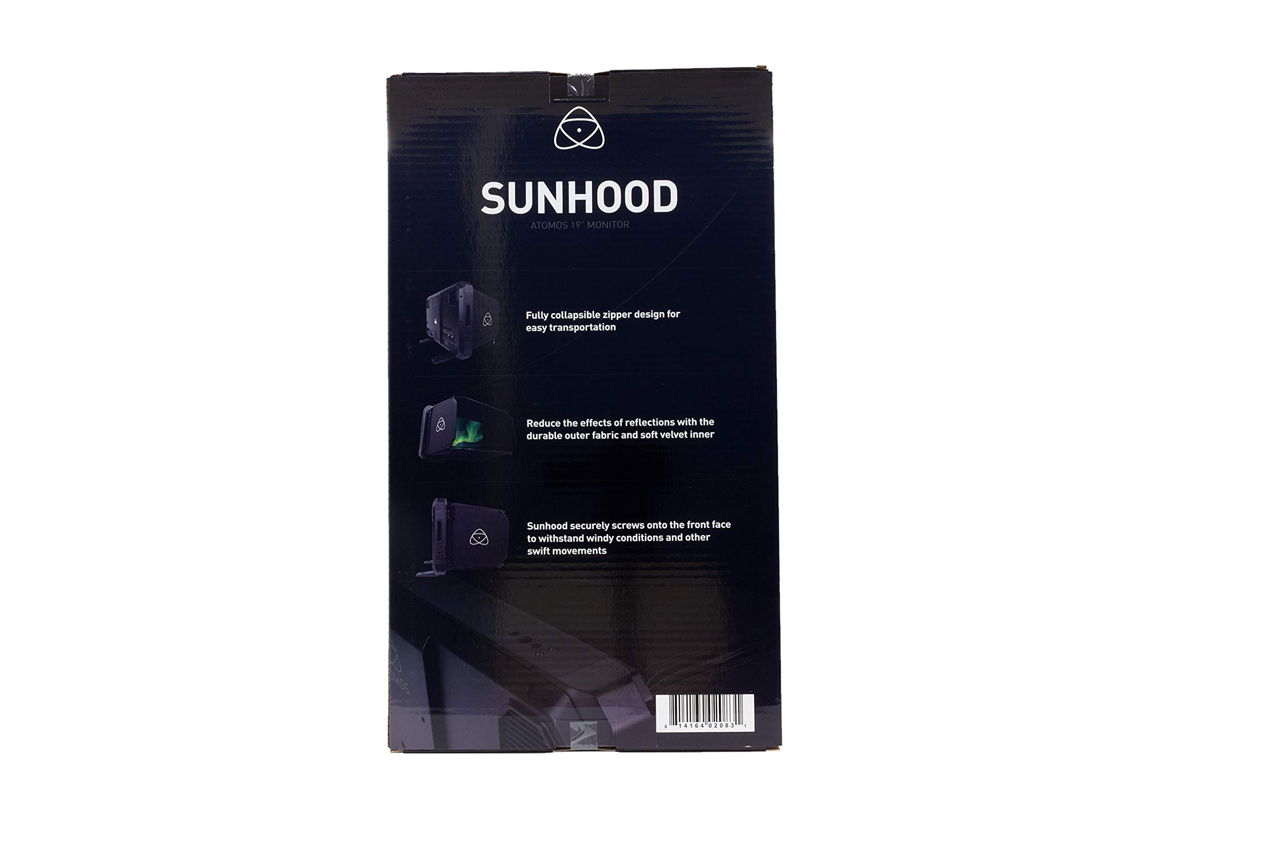Atomos ATOM19SUN1 Blackout Sun Hood for SUMO19/SUMO19M - Professional Sun Shade for Outdoor Monitor Filming & Photography