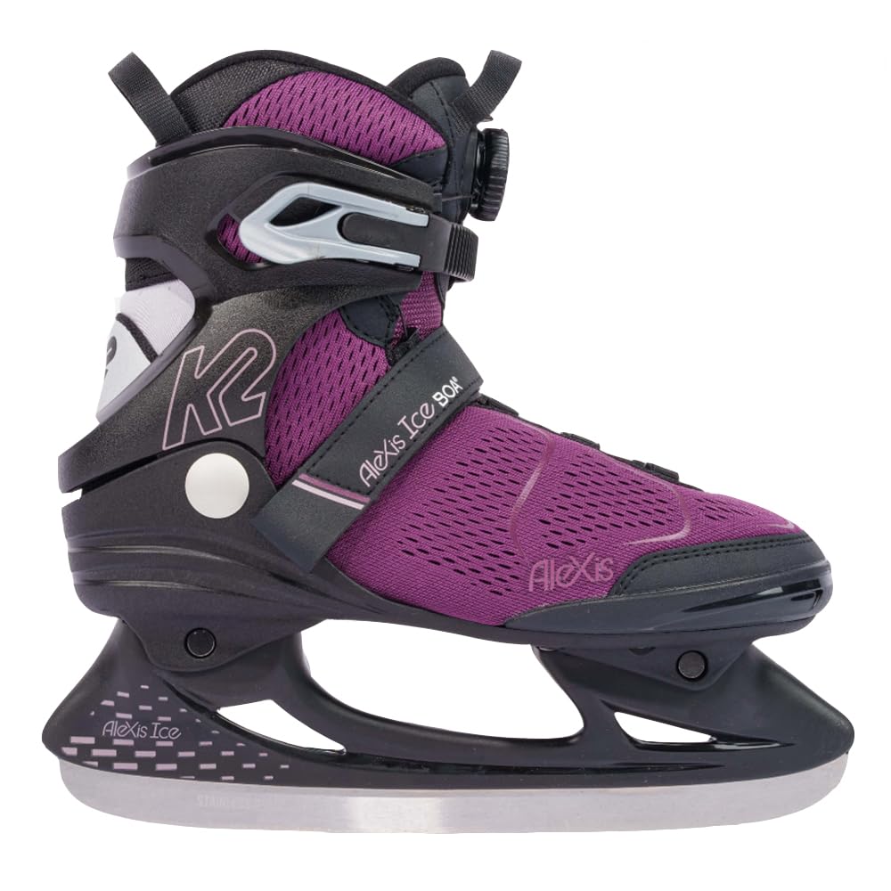 K2 Alexis Ice Boa Women's Figure Skates - Comfortable & Supportive for Recreational & Competitive Skating - Perfect for Ice Rinks, Practice Sessions & Performances