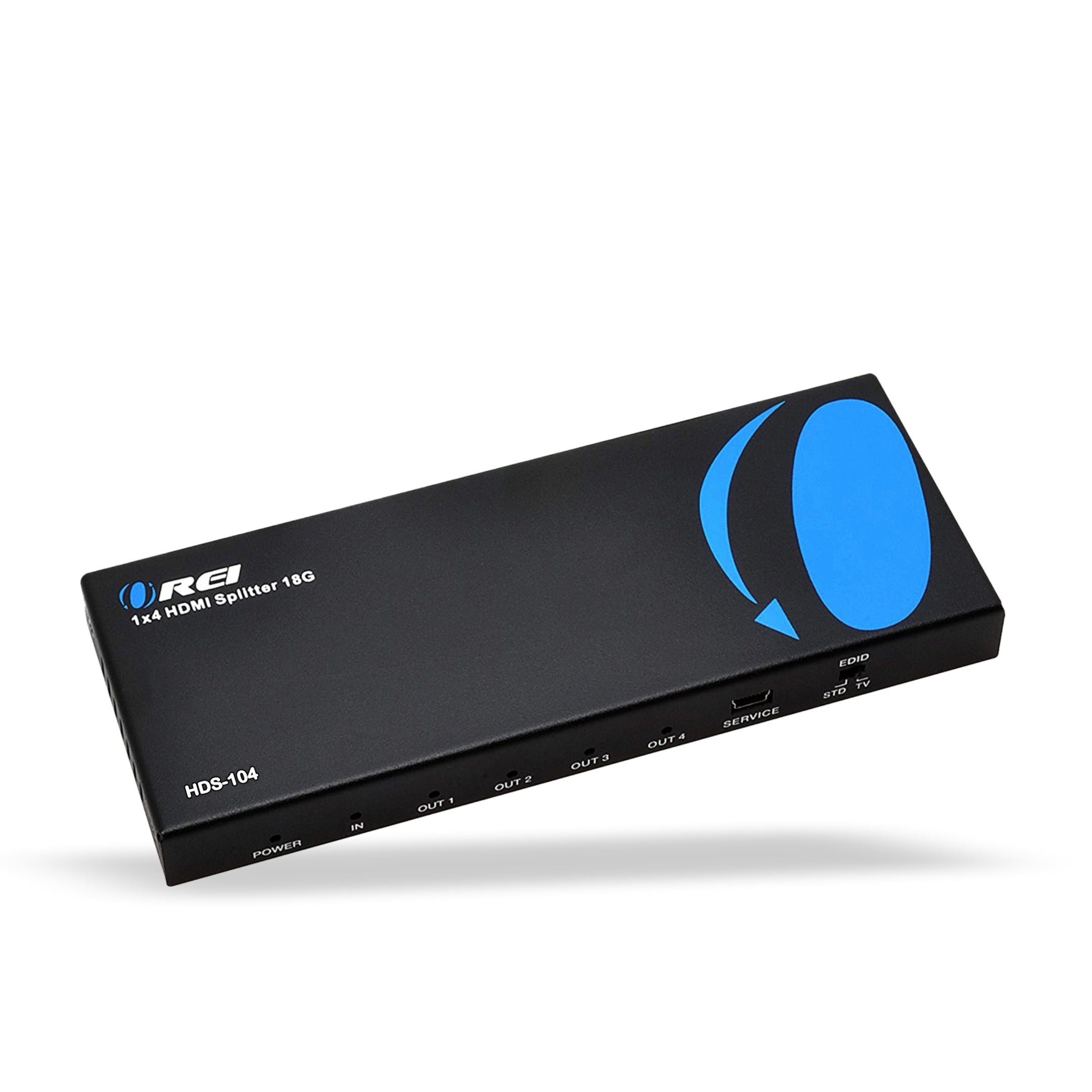 4K@60Hz 1x4 HDMI Splitter HDS 104 - Ultra HD Video Distribution for Home Theater, Gaming & Conference Rooms | Supports 4K Resolution, HDR, 3D & HDCP 2.2