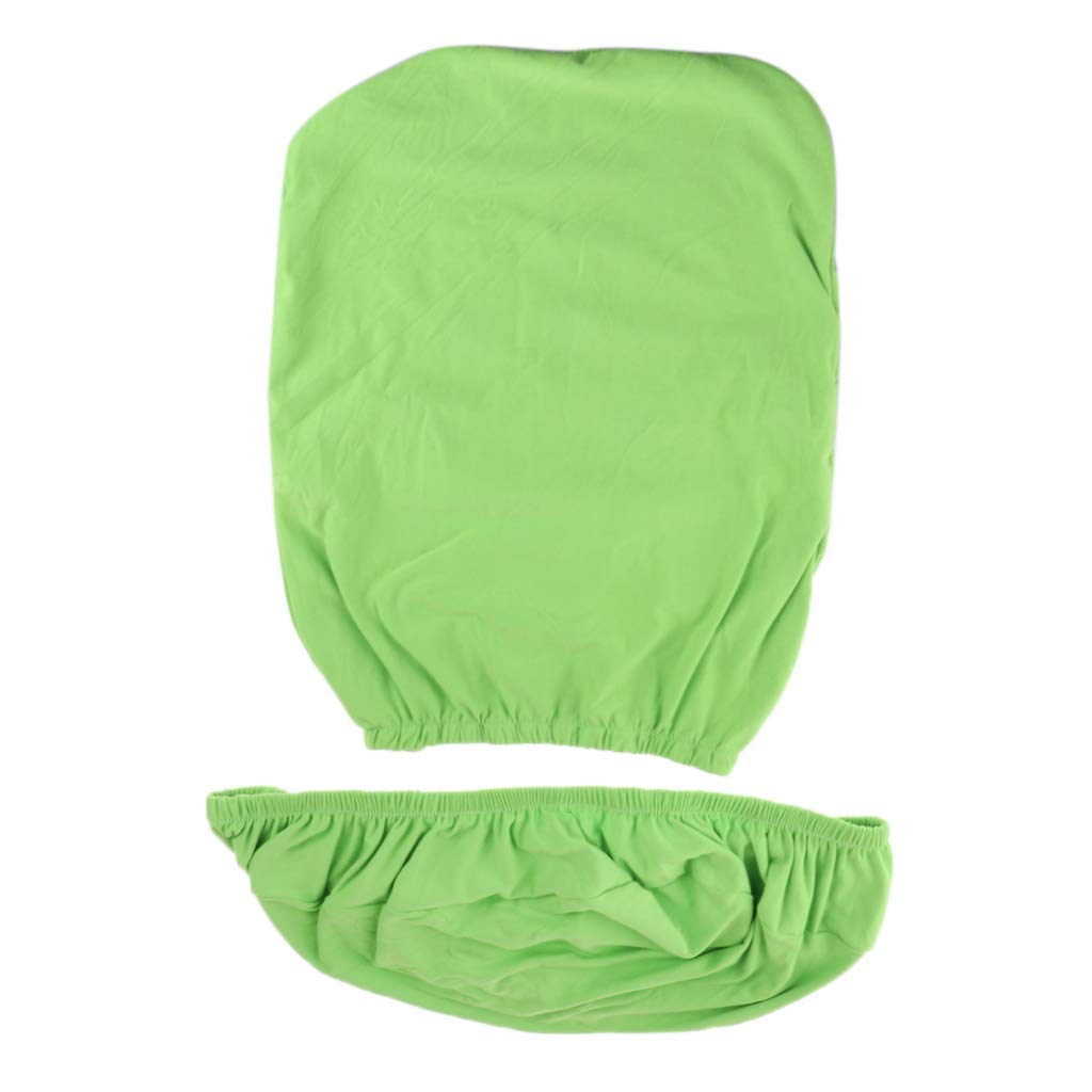 Stretchy Office Chair Seat Cover & Back Cover - Universal Fit for Dining Chairs, Computer Chairs & Armrest Chairs (Apple Green) | Home Office & Workspace Comfort Solution