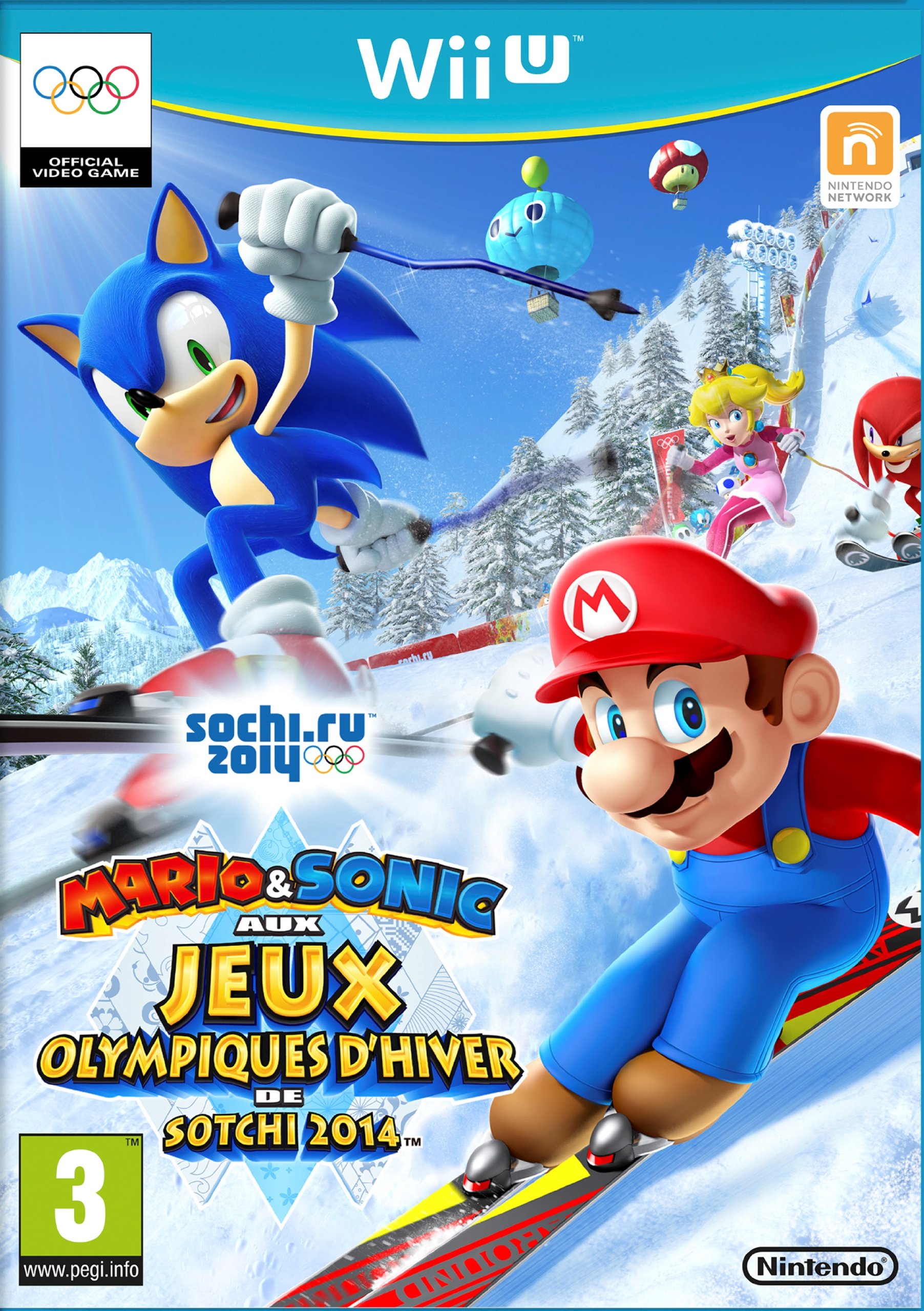 Mario & Sonic at the Sochi 2014 Olympic Winter Games - Nintendo Wii Video Game - Family Fun Sports Competition for Kids & Adults - Perfect for Parties & Game Nights