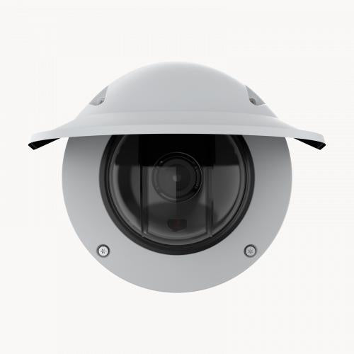 Axis Communications Q3538 SLVE 4K UHD Outdoor Dome Security Camera with Night Vision & Built-in Heater - Weatherproof IP Surveillance for Home, Business & Parking Lot Monitoring