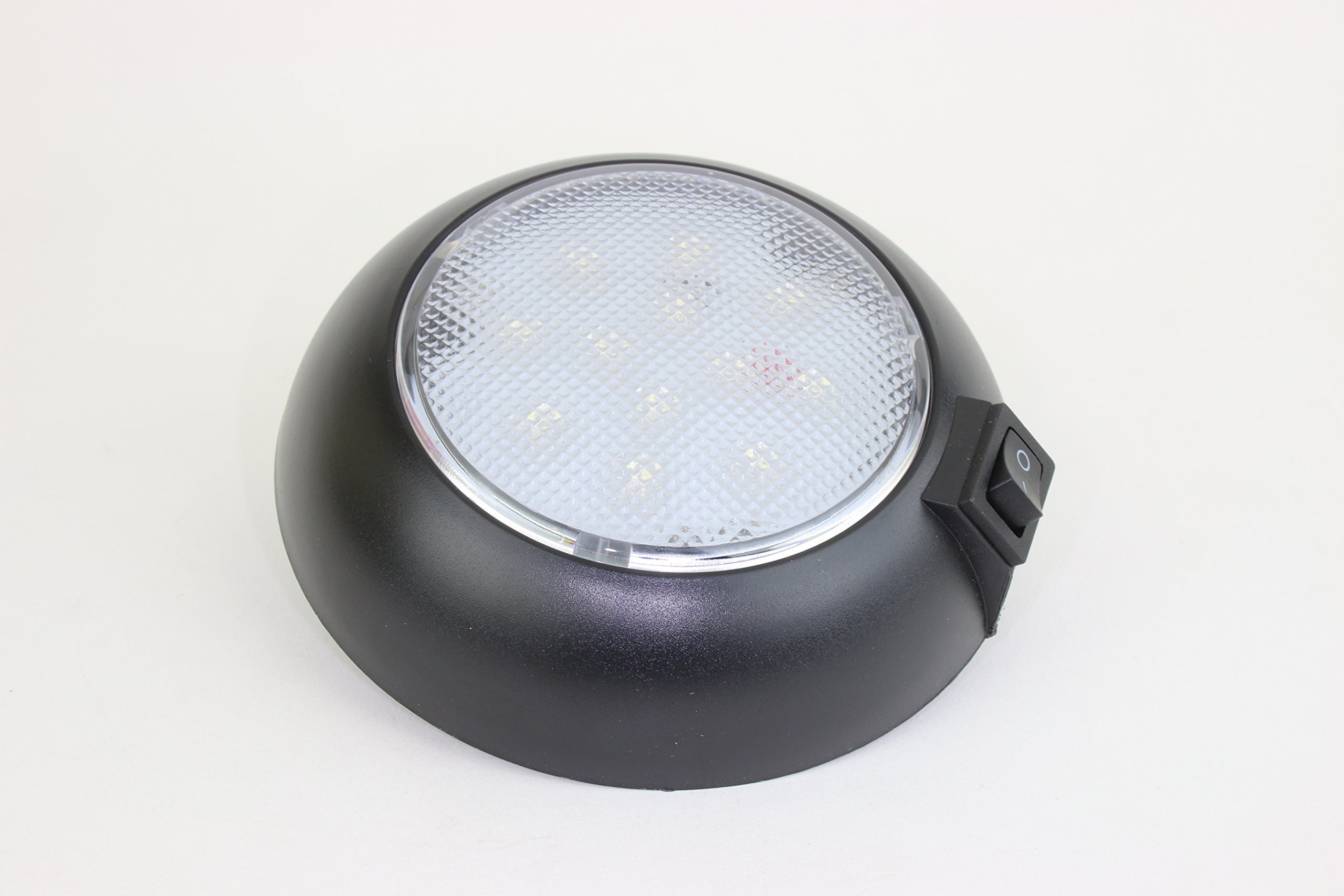 Battery Powered LED Dome Light - Magnetic or Fixed Mount - High Power Cool White LED Downlight for Home, Car, Truck, RV, Boat & Aircraft - Perfect for Camping, Emergency Lighting & Nighttime Projects