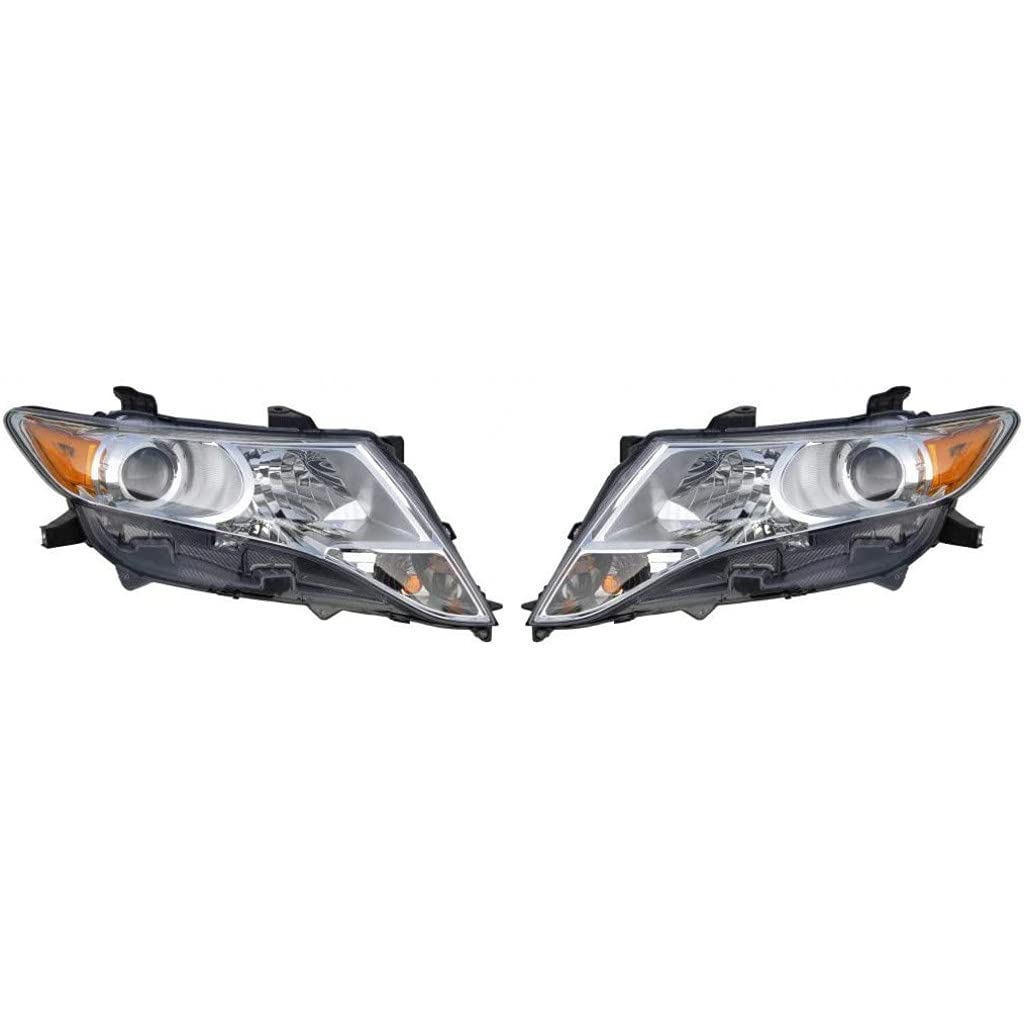 2009-2016 Toyota Venza Replacement Headlights Pair - Driver & Passenger Side (Part# TO2502189 TO2503189, 81150-0T020 81110-0T020) - Perfect for Night Driving & Vehicle Restoration Projects