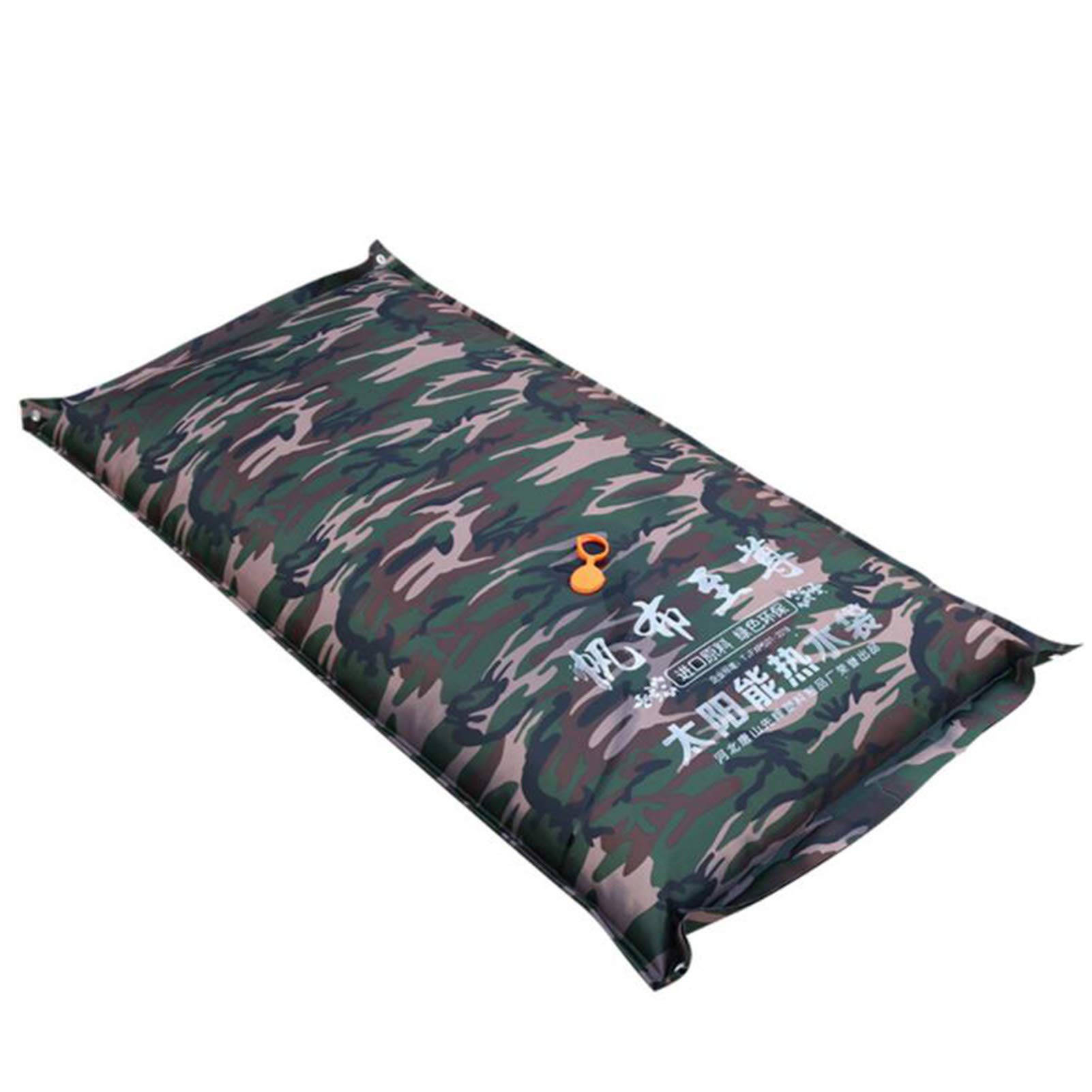 Portable 130L Solar Camping Shower Bag with Detachable Hose & Shower Head - Lightweight Foldable Outdoor Shower for Hiking, Backpacking, RV Trips & Beach Camping - Solar Heated Water for Warm Showers Anywhere