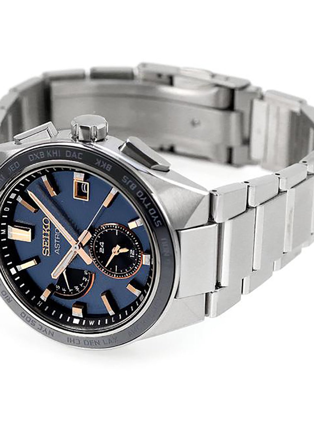 SEIKO ASTRON NEXTER GPS Solar Watch SBXY053 - Japanese Made JDM Luxury Timepiece for Men | Perfect for Business, Travel & Outdoor Adventures