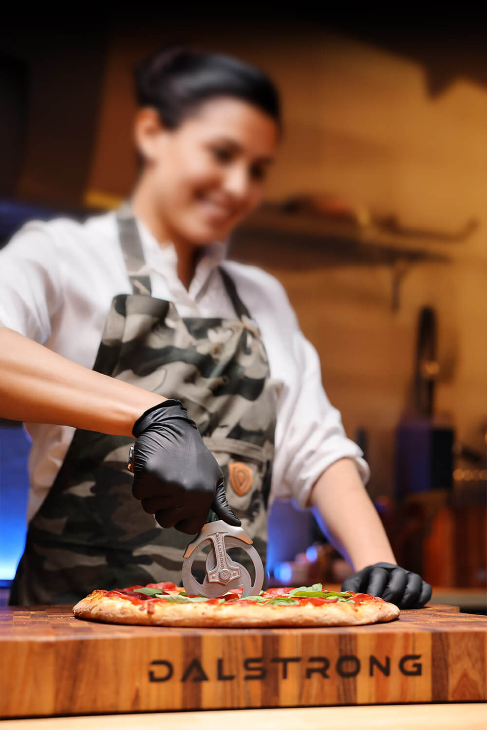Premium Dalstrong Valhalla Series Pizza Cutter Wheel - Ultra Sharp Stainless Steel Blade for Perfect Slices - Ideal for Home Kitchens, Pizza Parties & Professional Chefs