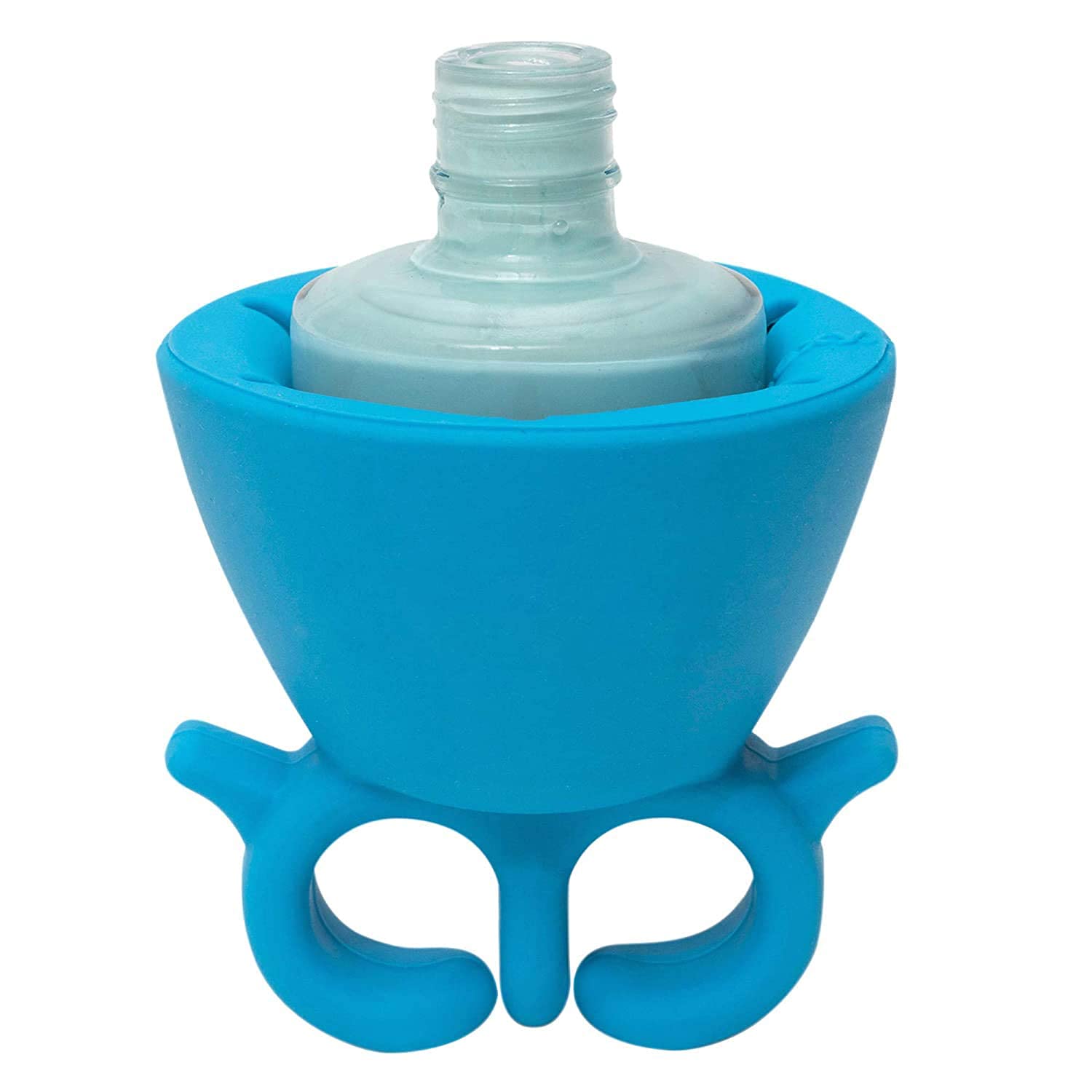 Homaxa Bucket Wearable Nail Polish Bottle Holder Ring - 2.5 Inch Multicolor Nail Art Accessories for DIY Manicures at Home or Salon