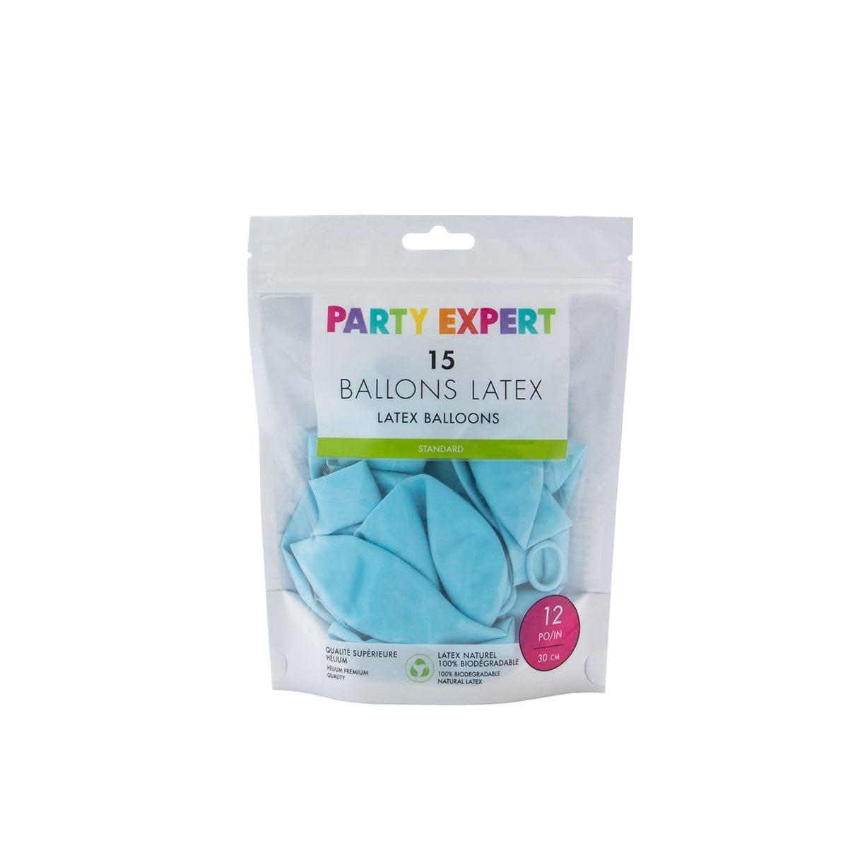 12 Inch Baby Blue Latex Balloons (15 Pack) - Premium Party Decorations for Birthdays, Baby Showers & Celebrations