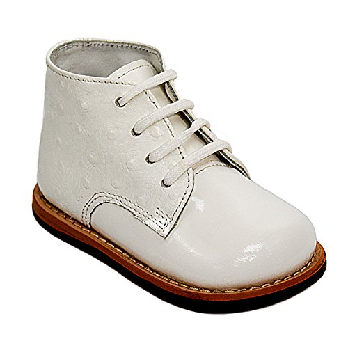 White Patent Ostrich