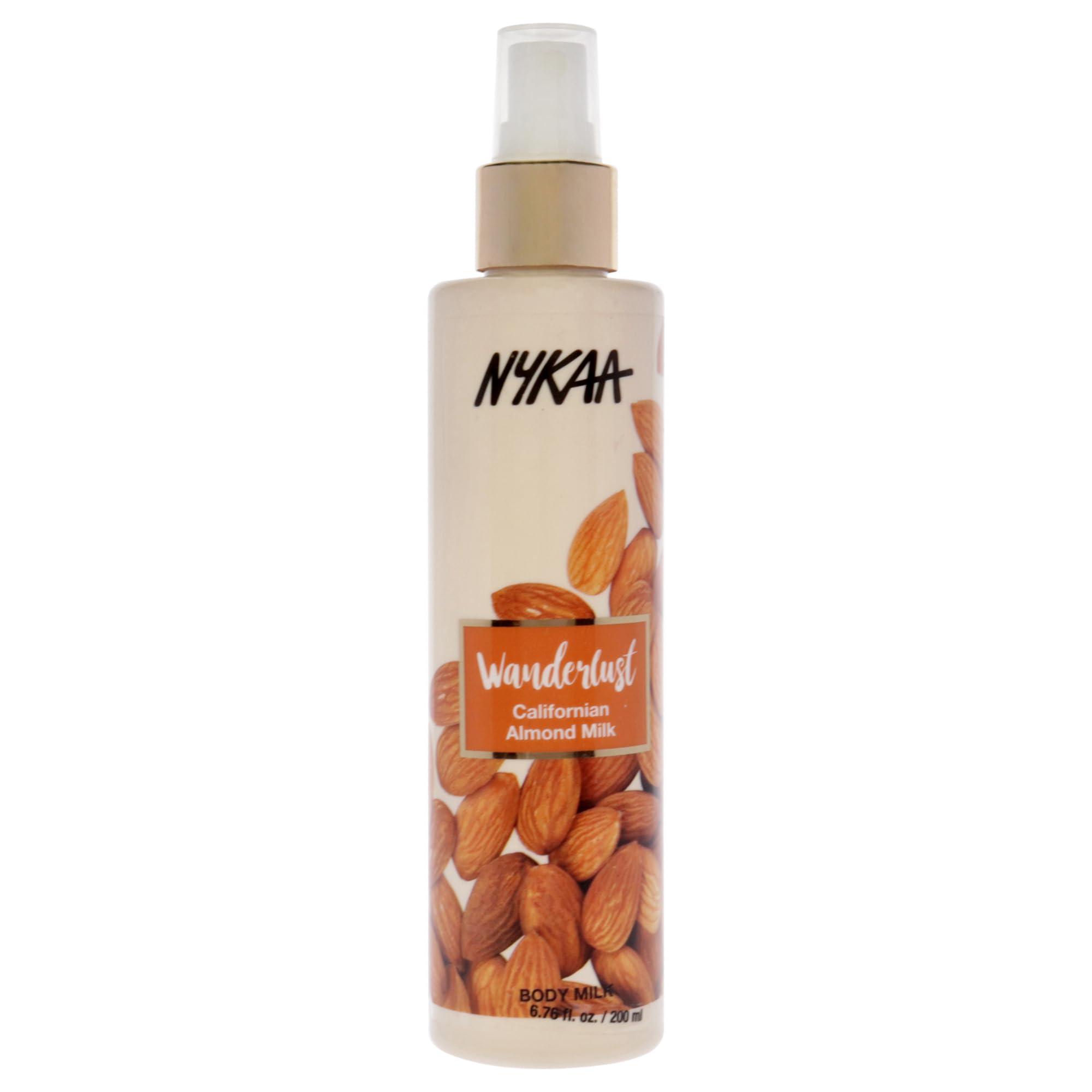 Nykaa Naturals Wanderlust Body Milk with Californian Almond - 6.76 oz Hydrating Moisturizer for Women | Perfect for Dry Skin Care & Daily Body Hydration Routine